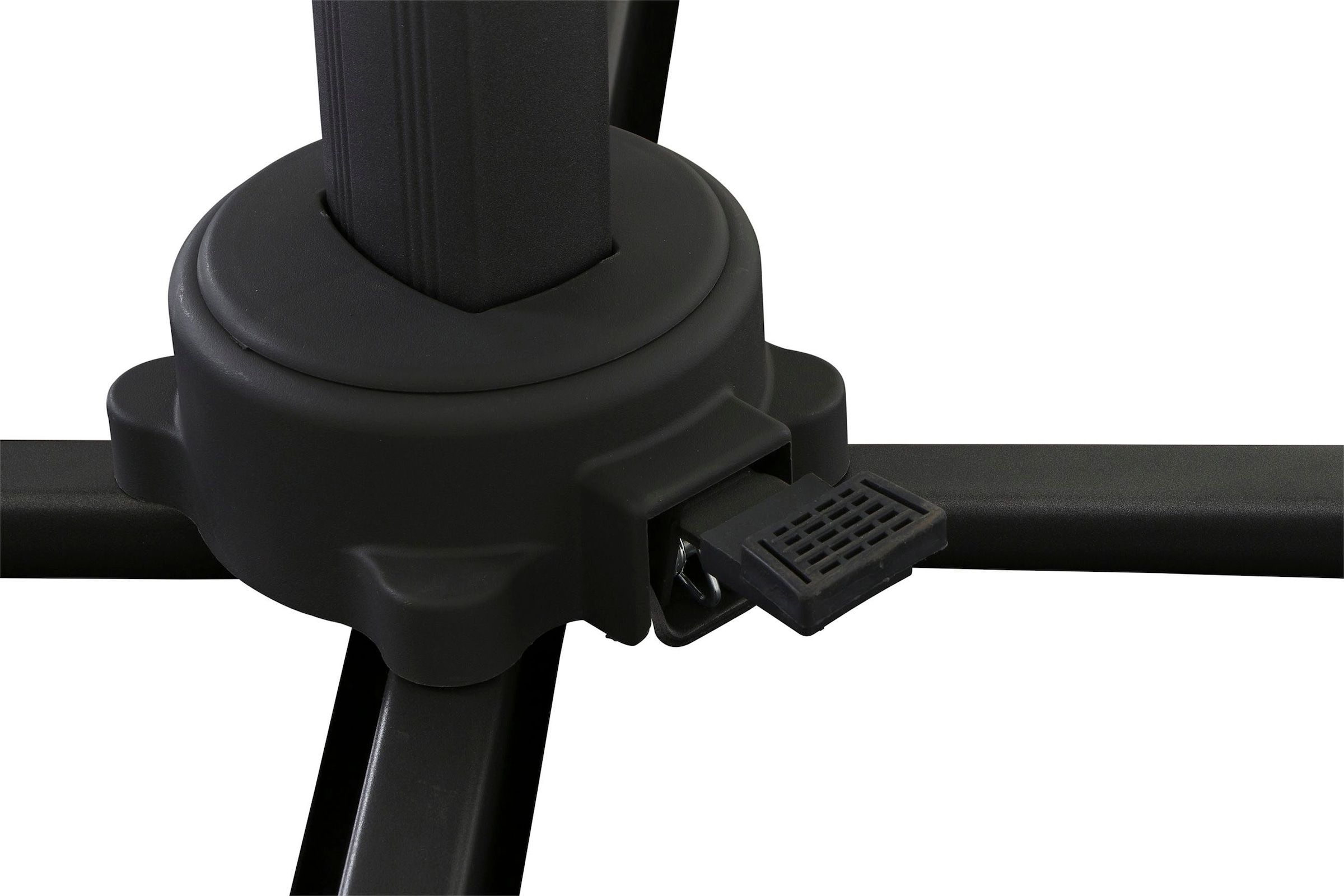 Siena Garden Ampelschirm »California«, (Set), inkl. Platten, Schutzhülle und Windsicherung, 3x3m