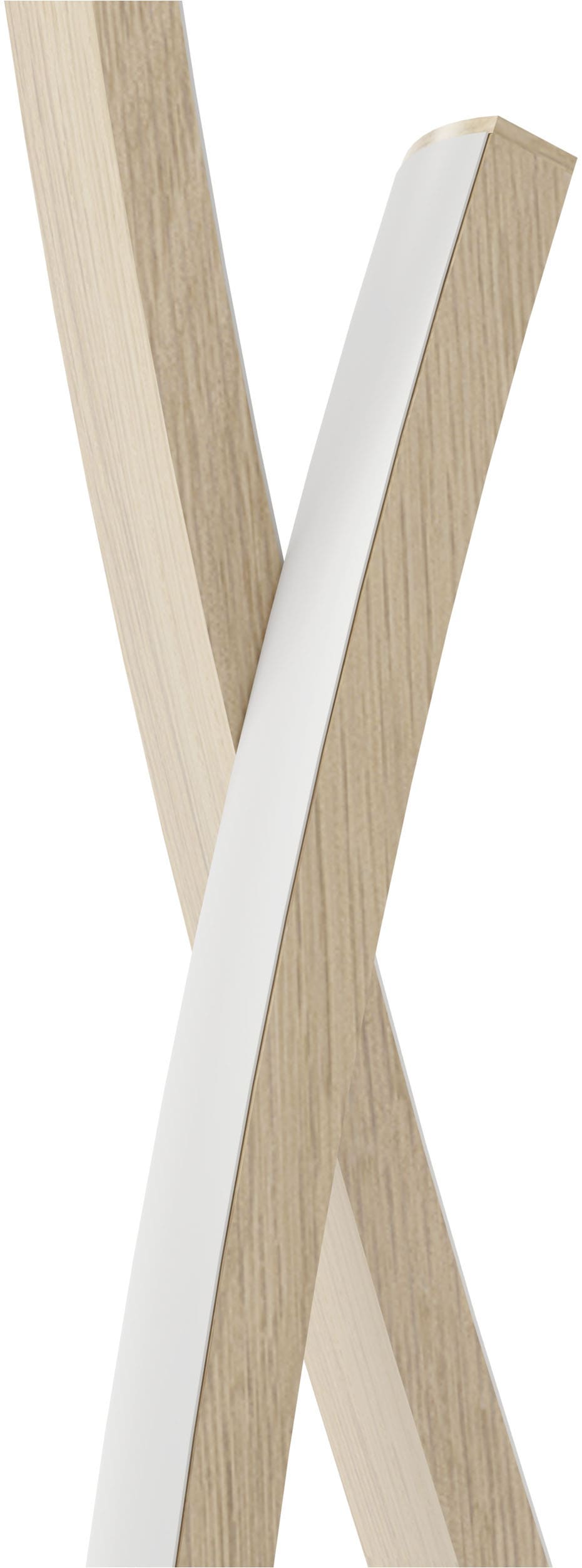 EGLO Stehlampe »GRISOLIA Stehlampe - Stahl - LED - 20W - IP20« LED-Modul 1 Stk. Neutralweiß Standleuchte, Leselampe, Wohzimmer, Schlafzimmer, H129 cm