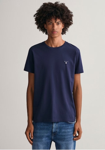 Gant T-Shirt »ORIGINAL SS T-SHIRT«, mit kleiner Kontrast-Logostickerei kaufen