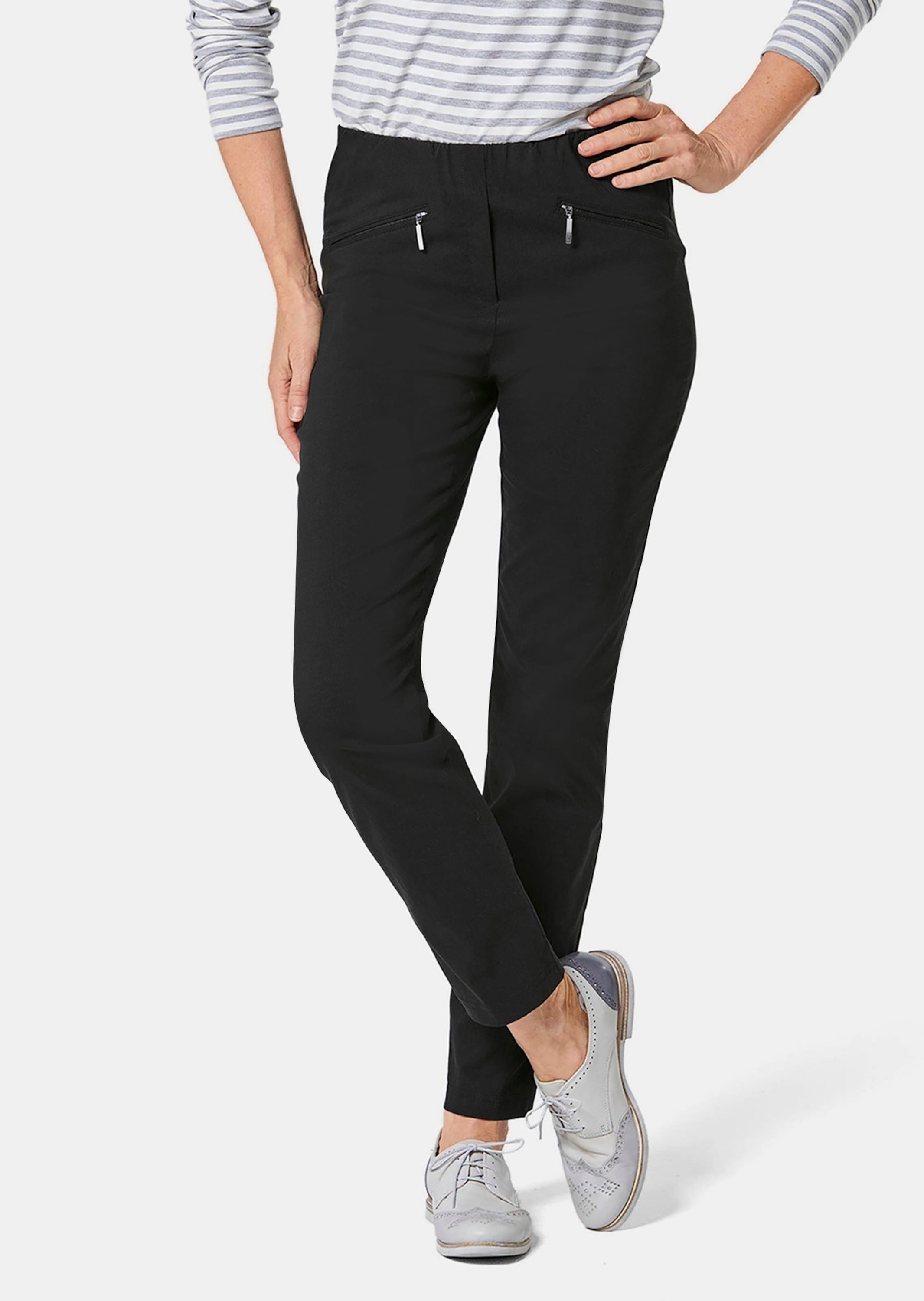 GOLDNER 2-in-1-Hose »Schlupfhose LOUISA mit Steppnähten«