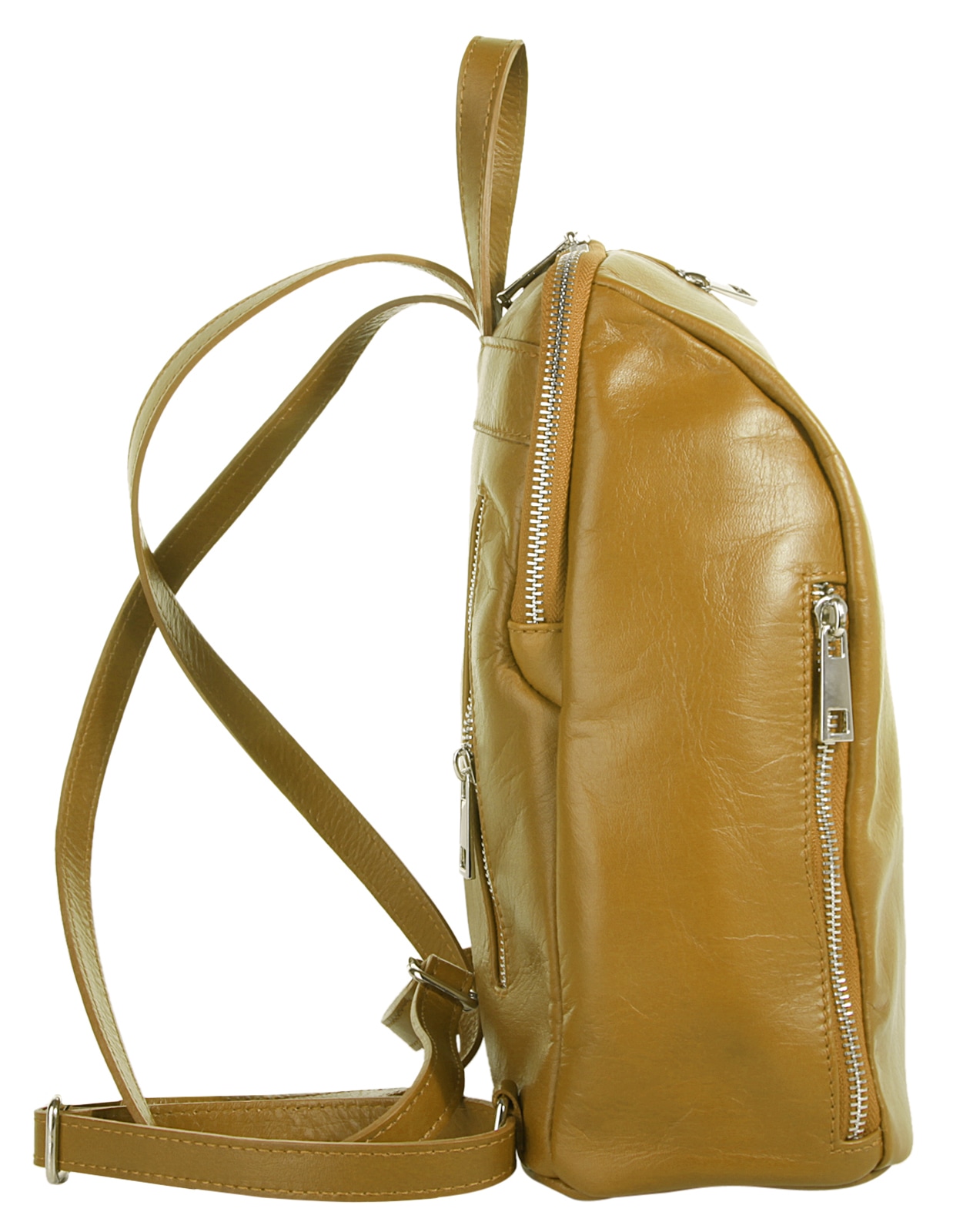 Samantha Look Cityrucksack, echt Leder, Made in Italy