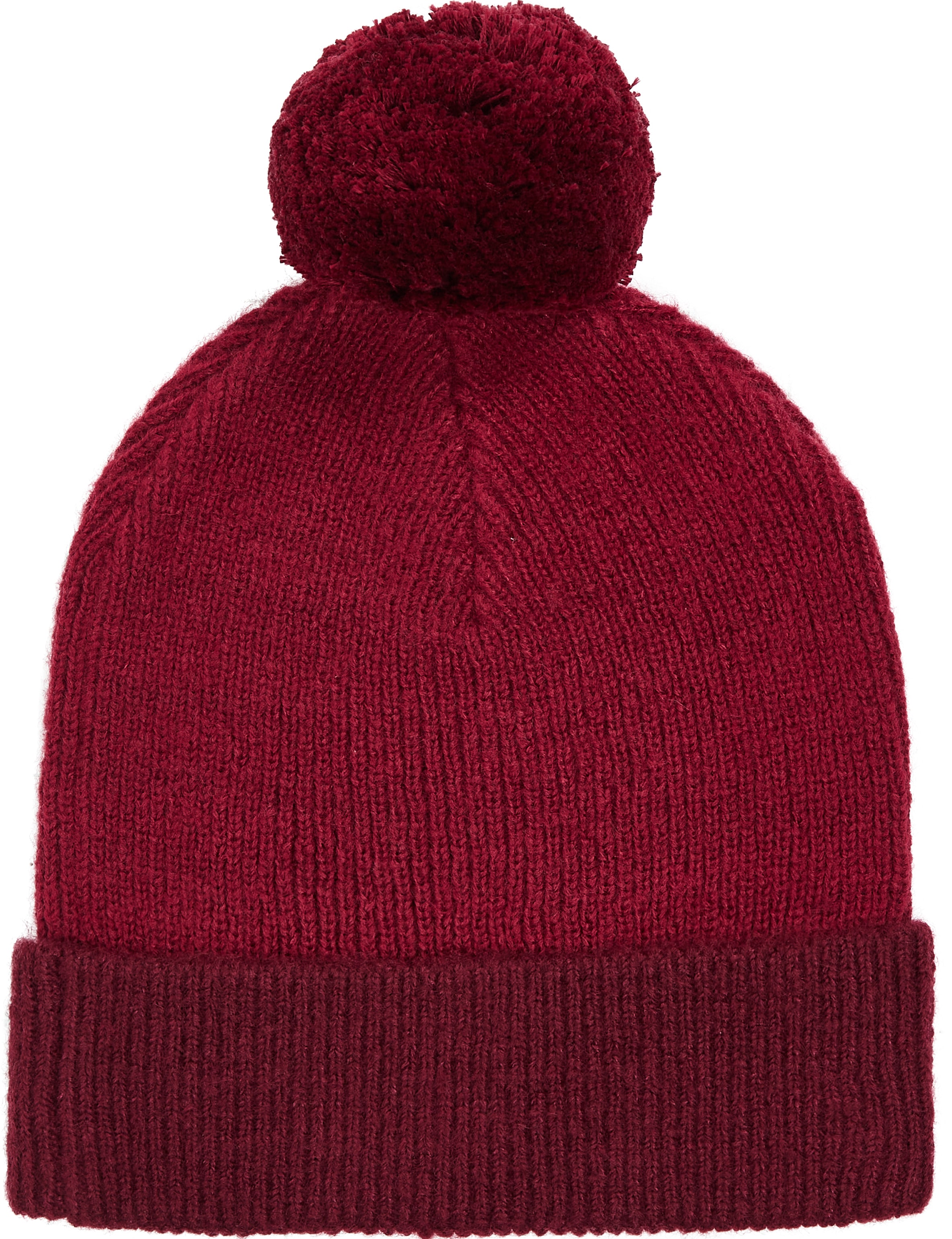 Tommy Hilfiger Bommelmütze »MONOTYPE POMPOM BEANIE«, mit gesticktem Logoschriftzug