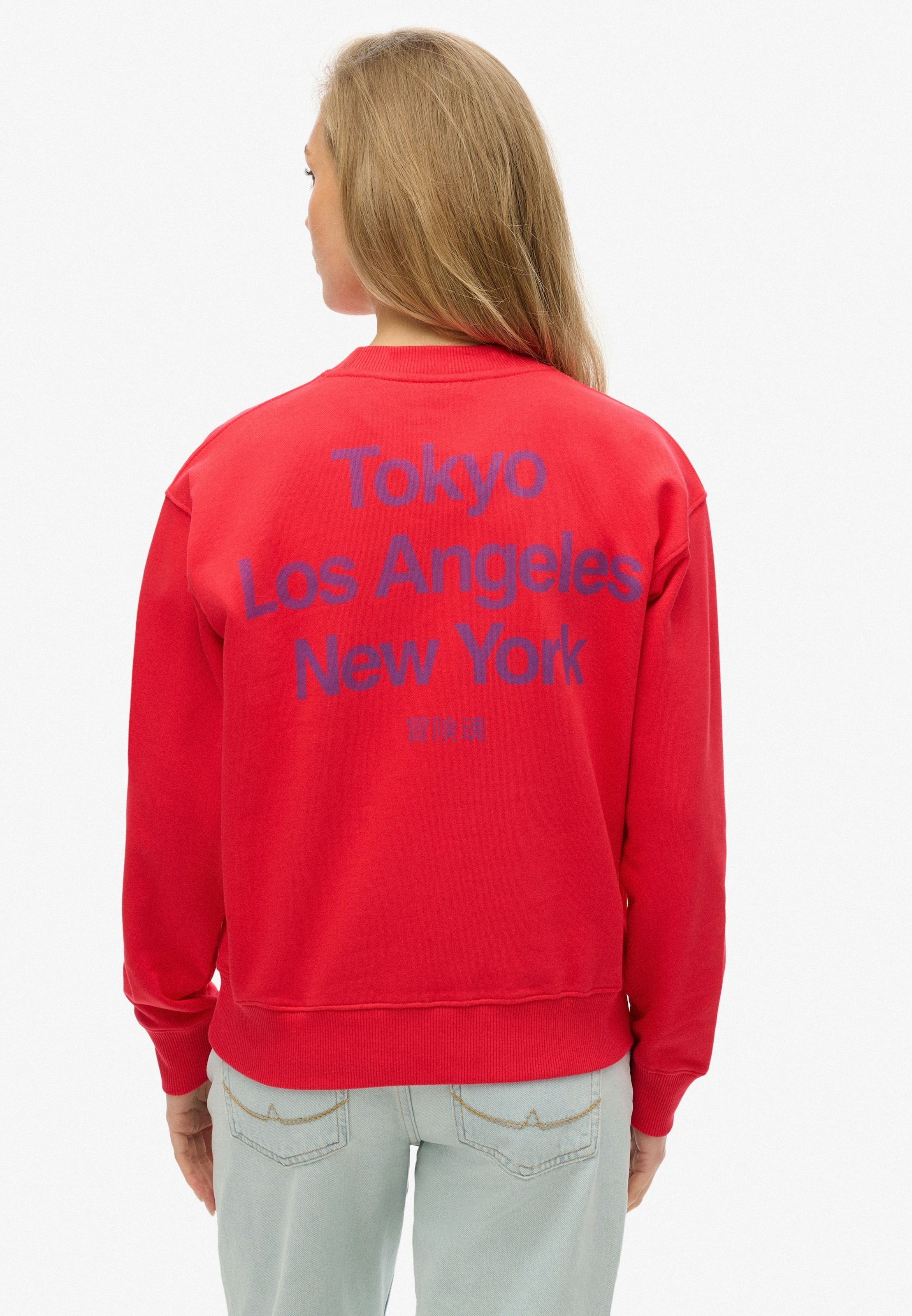 Superdry Sweatshirt »CORE LOGO CITY LOOSE CREW«, aus Baumwolle und Sweatware, Relaxed Fit, mit Rundhalsausschnitt
