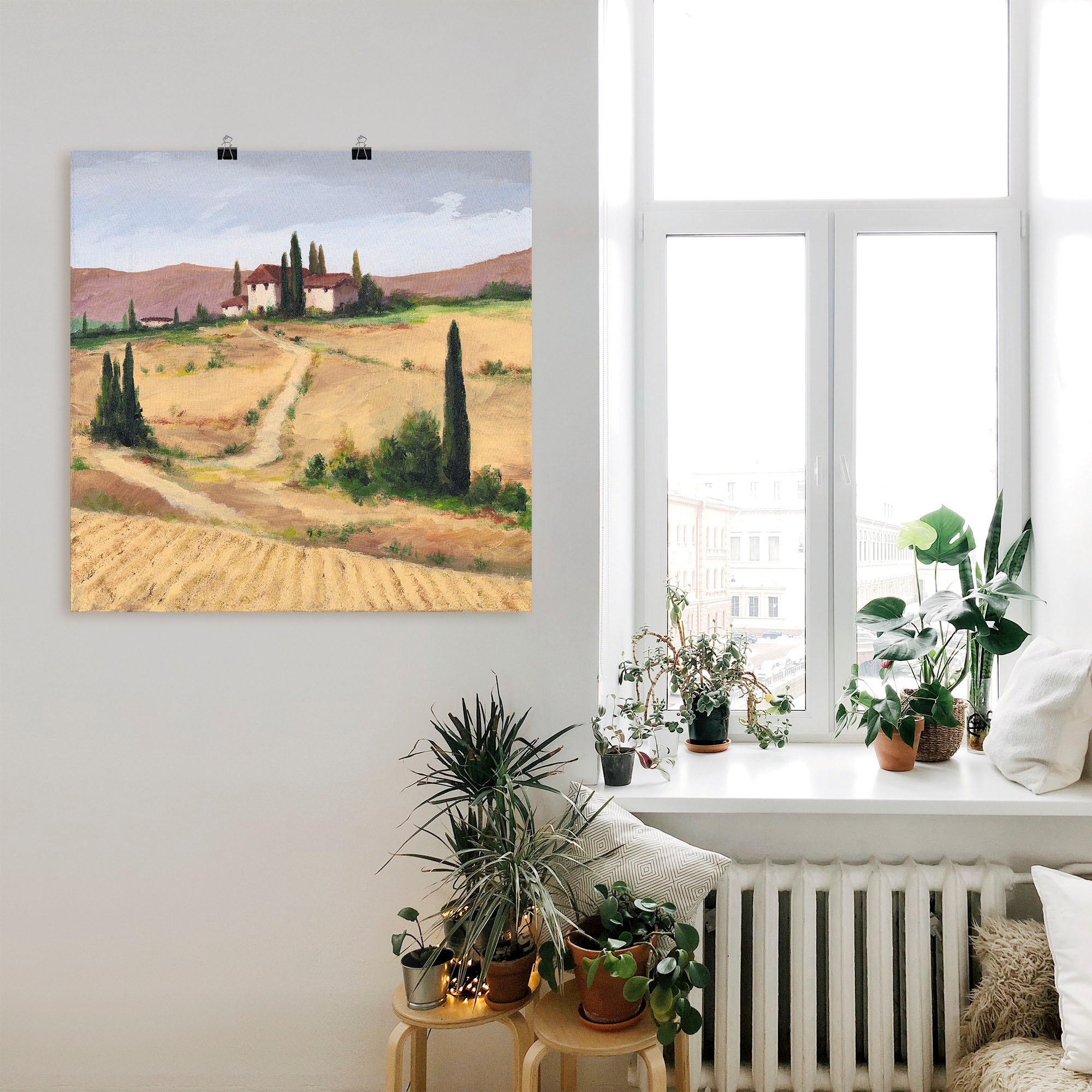Artland Wandbild »Die toskanische Landschaft I«, Bilder von Europa, (1 St.),  als Alubild, Leinwandbild, Wandaufkleber oder Poster in versch. Größen  bestellen im OTTO Online Shop