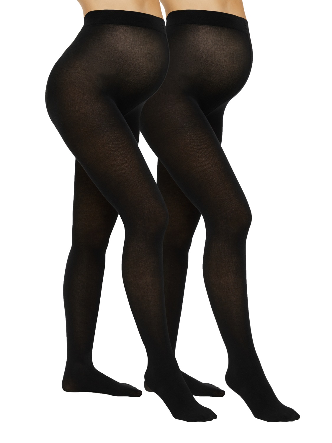 Mamalicious Umstandsstrumpfhose »MLJENNIE PANTYHOSE 200DEN 2-P NOOS« 200 Packung, 2 Stk. tlg. Materialmix, eng anliegend
