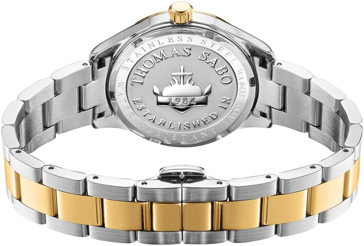 THOMAS SABO Quarzuhr »BUTTERFLIES« Armbanduhr, Damenuhr, analog, Schmetterlinge, Edelstahlarmband