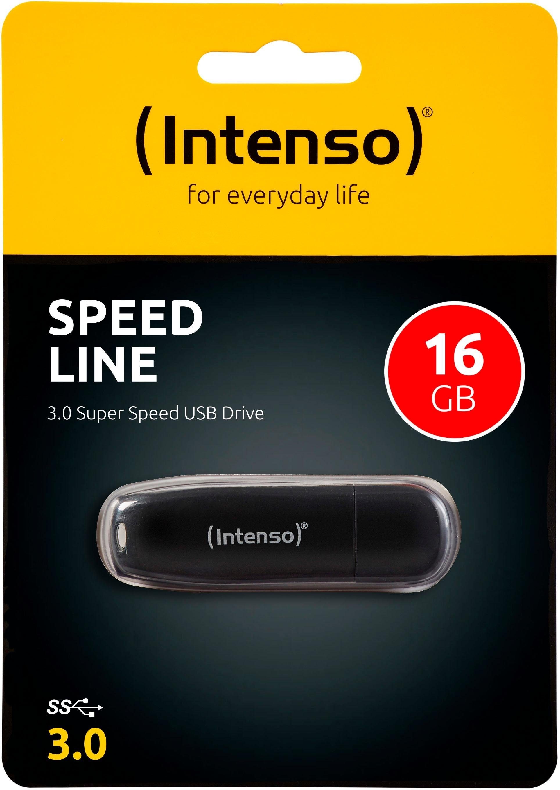 Intenso USB-Stick »Speed Line«, (USB 3.0 Lesegeschwindigkeit 35 MB/s)
