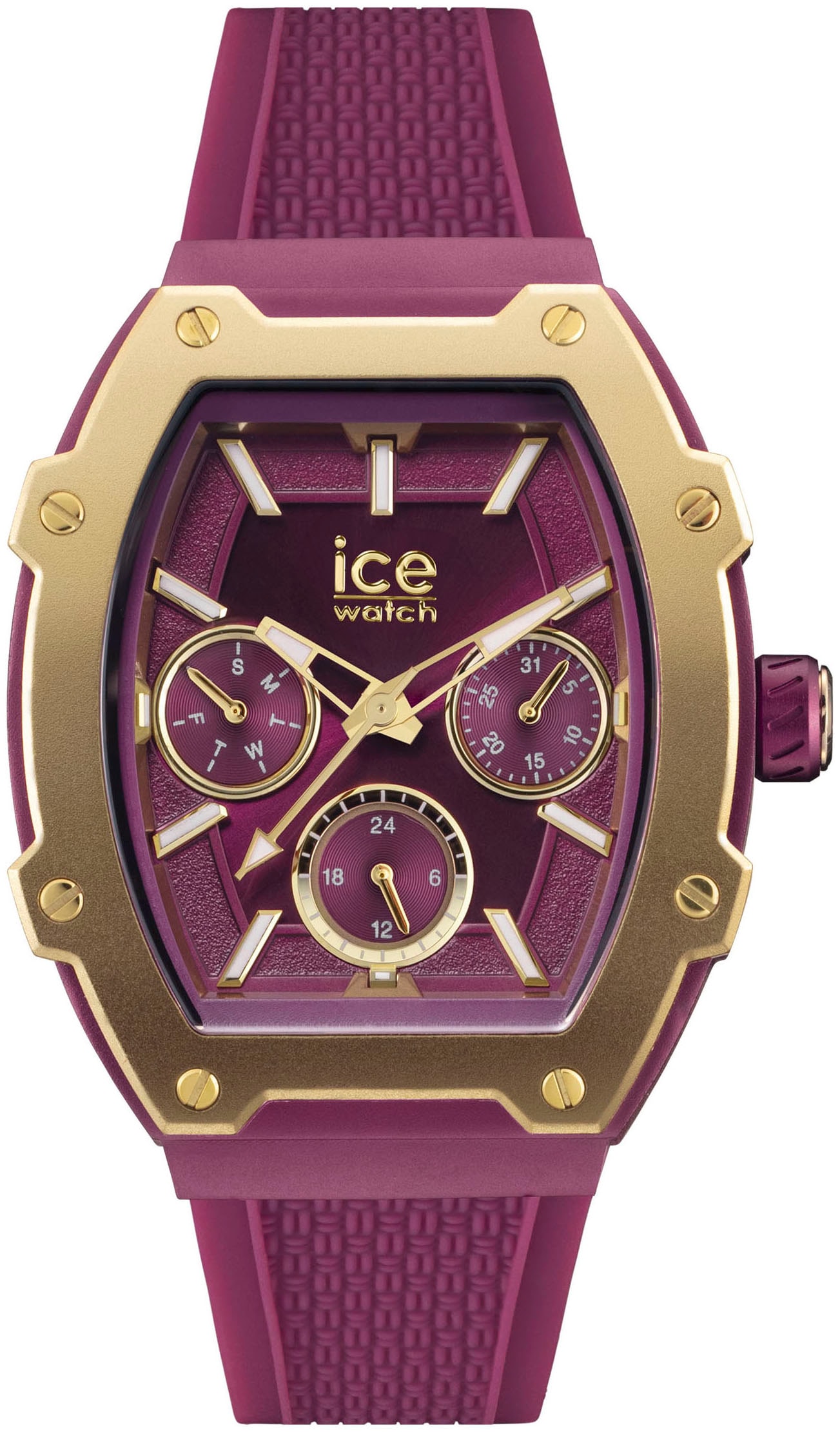 ice-watch Multifunktionsuhr »ICE boliday - Alu - Small - MT« Quarzuhr, Armbanduhr, Damenuhr, analog, Datum, 12/24-Stunden-Anzeige