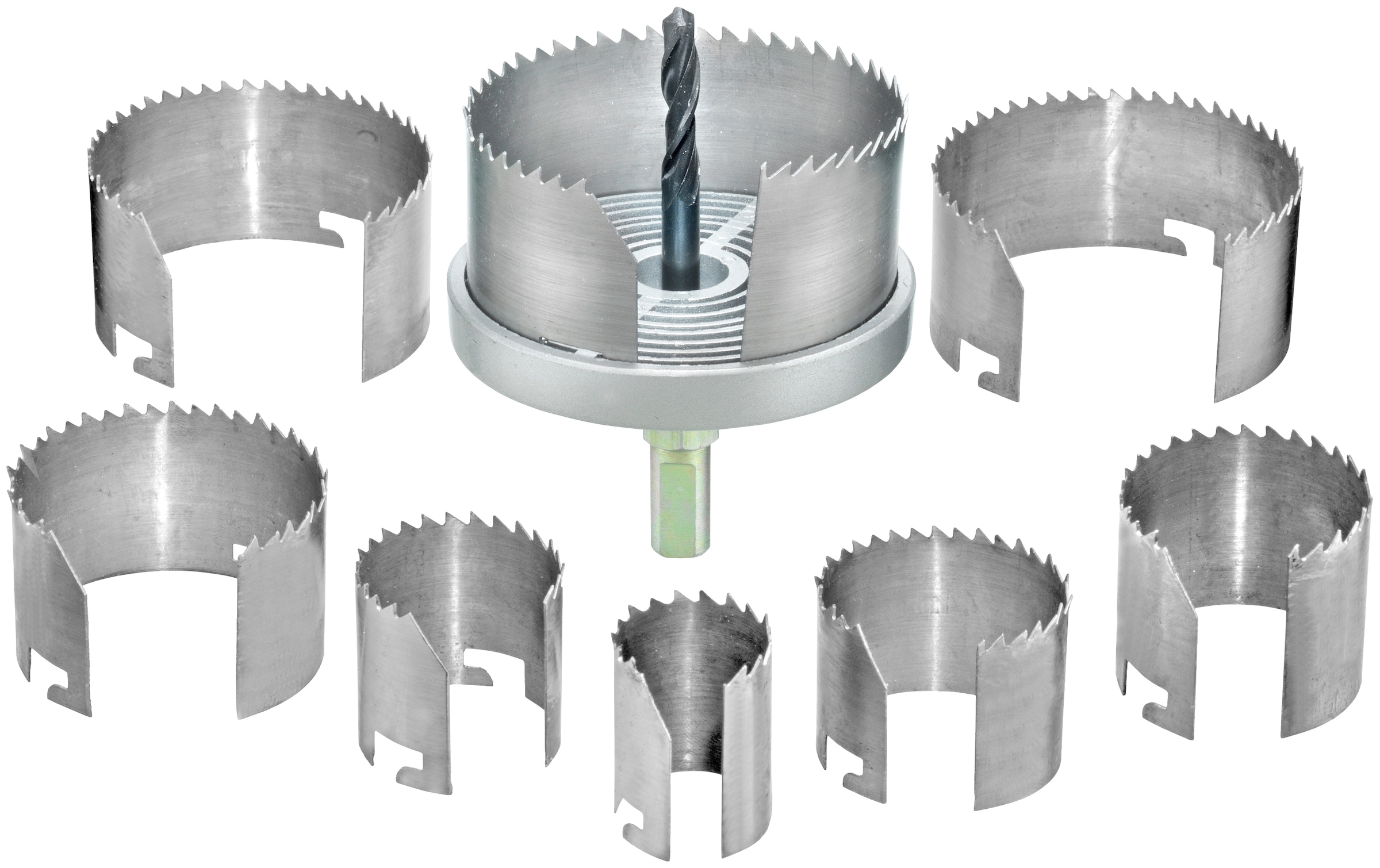 Connex Lochsäge »25-68 mm«, (Set), für Rohrdurchführungen, Ventilationsinstallationen + Hohllochbohrungen