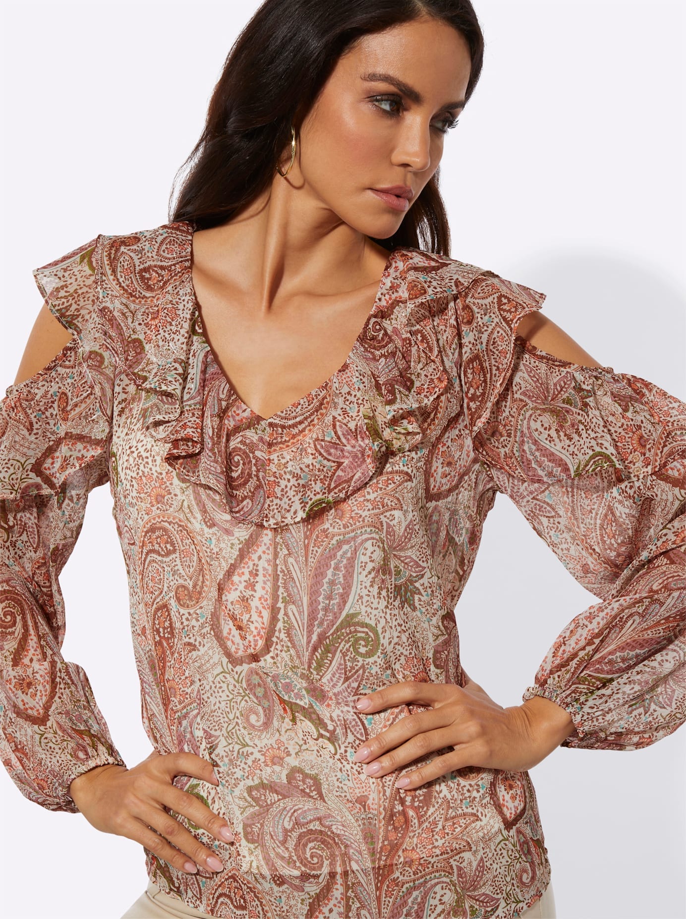 creation L Chiffonbluse