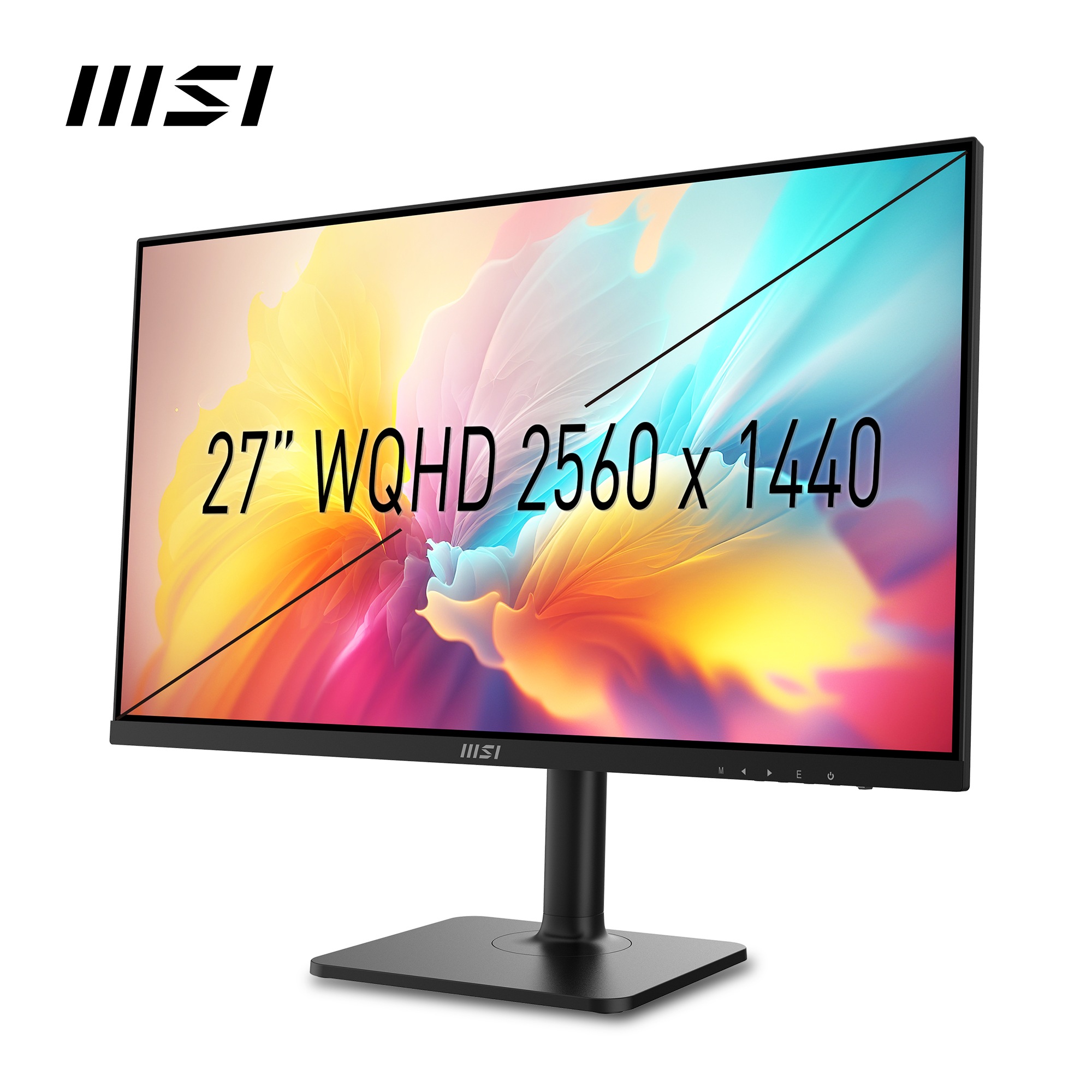 MSI LED-Monitor »Modern MD272QXP«, 69 cm/27 Zoll, 2560 x 1440 px, WQHD, 1 ms Reaktionszeit, 100 Hz, höhenverstellbar, 3 Jahre Herstellergarantie, USB-C