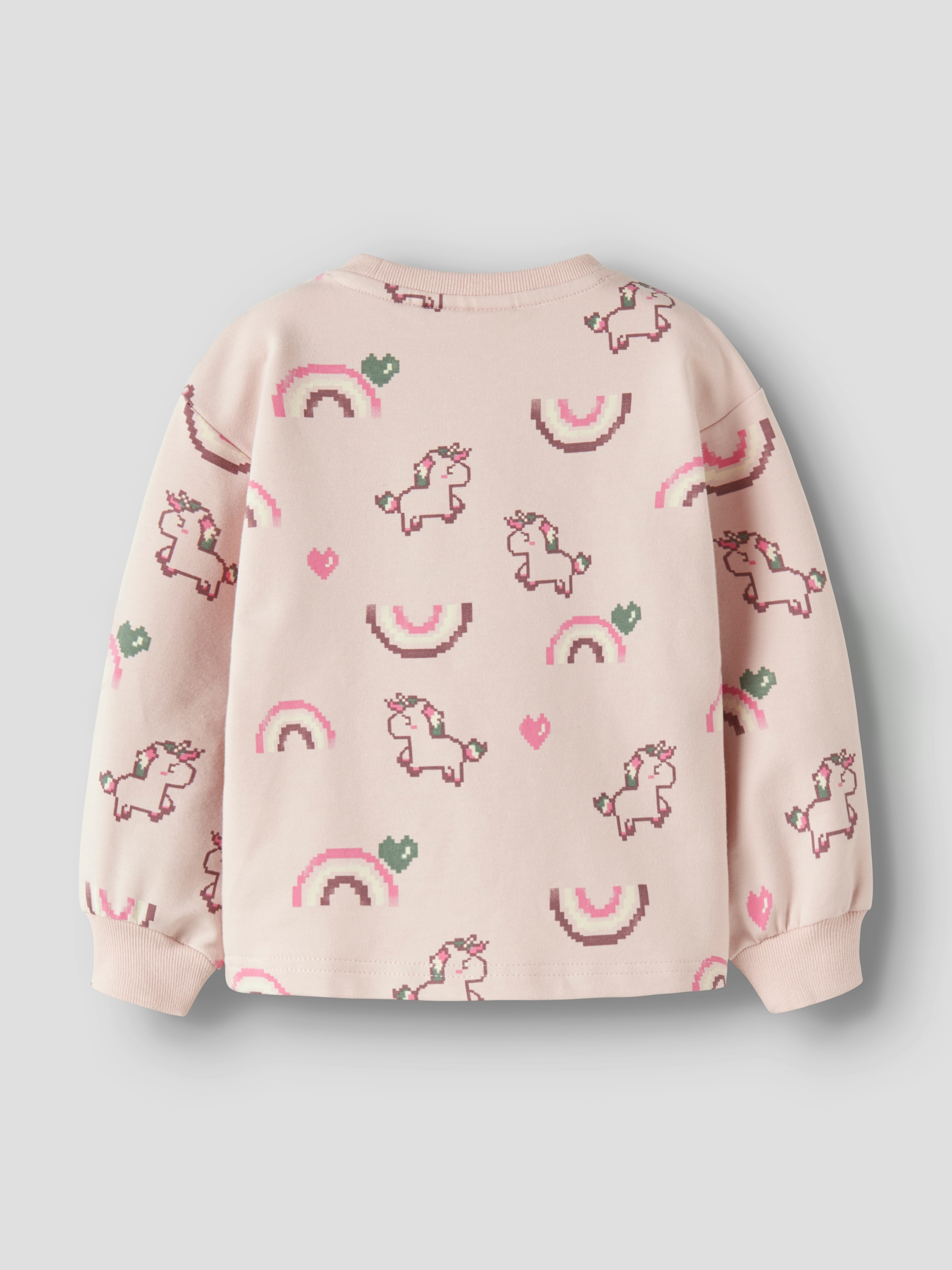 Name It Sweatshirt »NMFLILITH LS RLX SWEAT UNB BOX«, Baumwollmischung, Allover Druck
