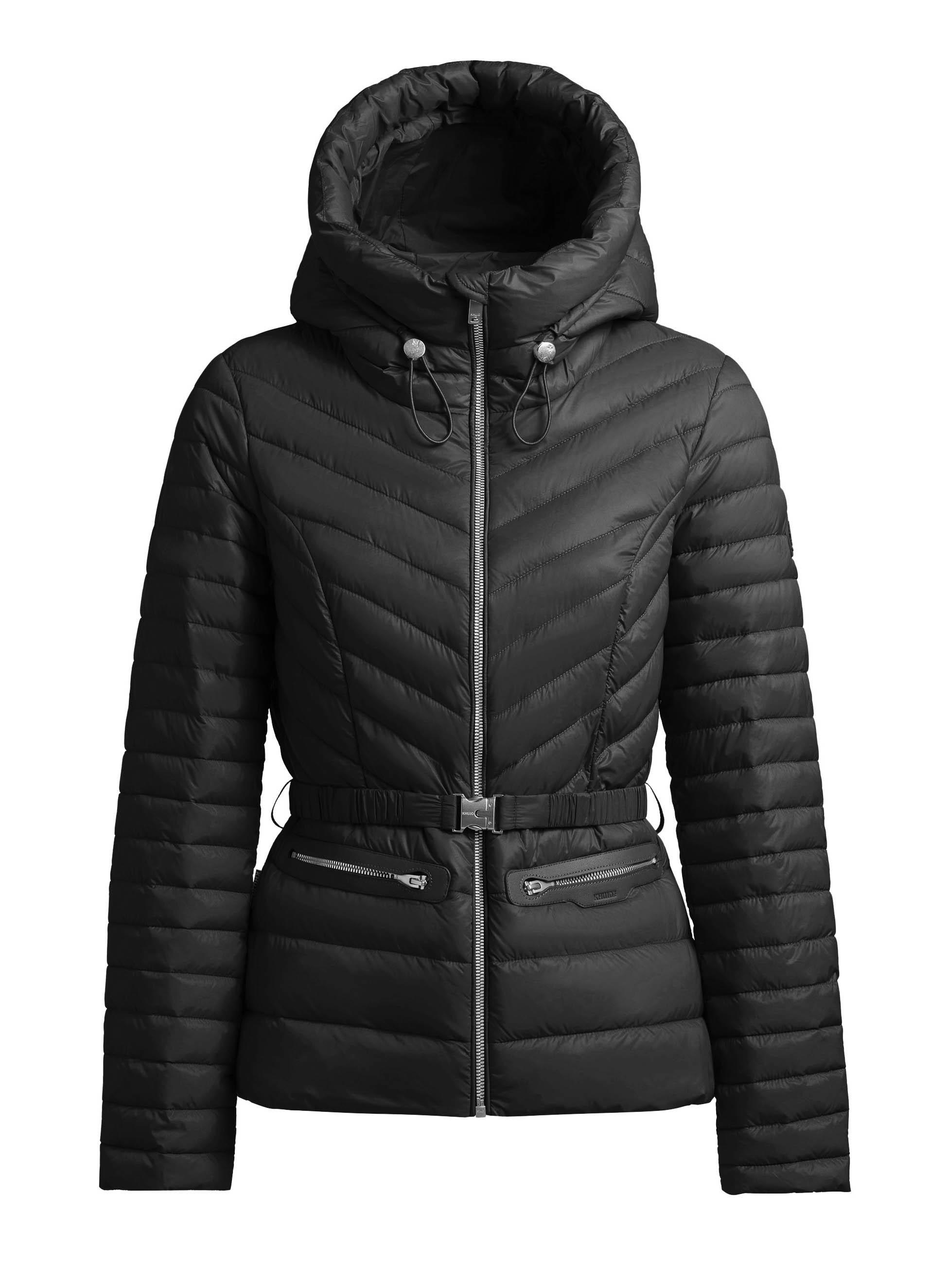 khujo Outdoorjacke »Outdoorjacke Lorella« mit Kapuze Übergangsjacke mit Kapuze und Taillengürtel