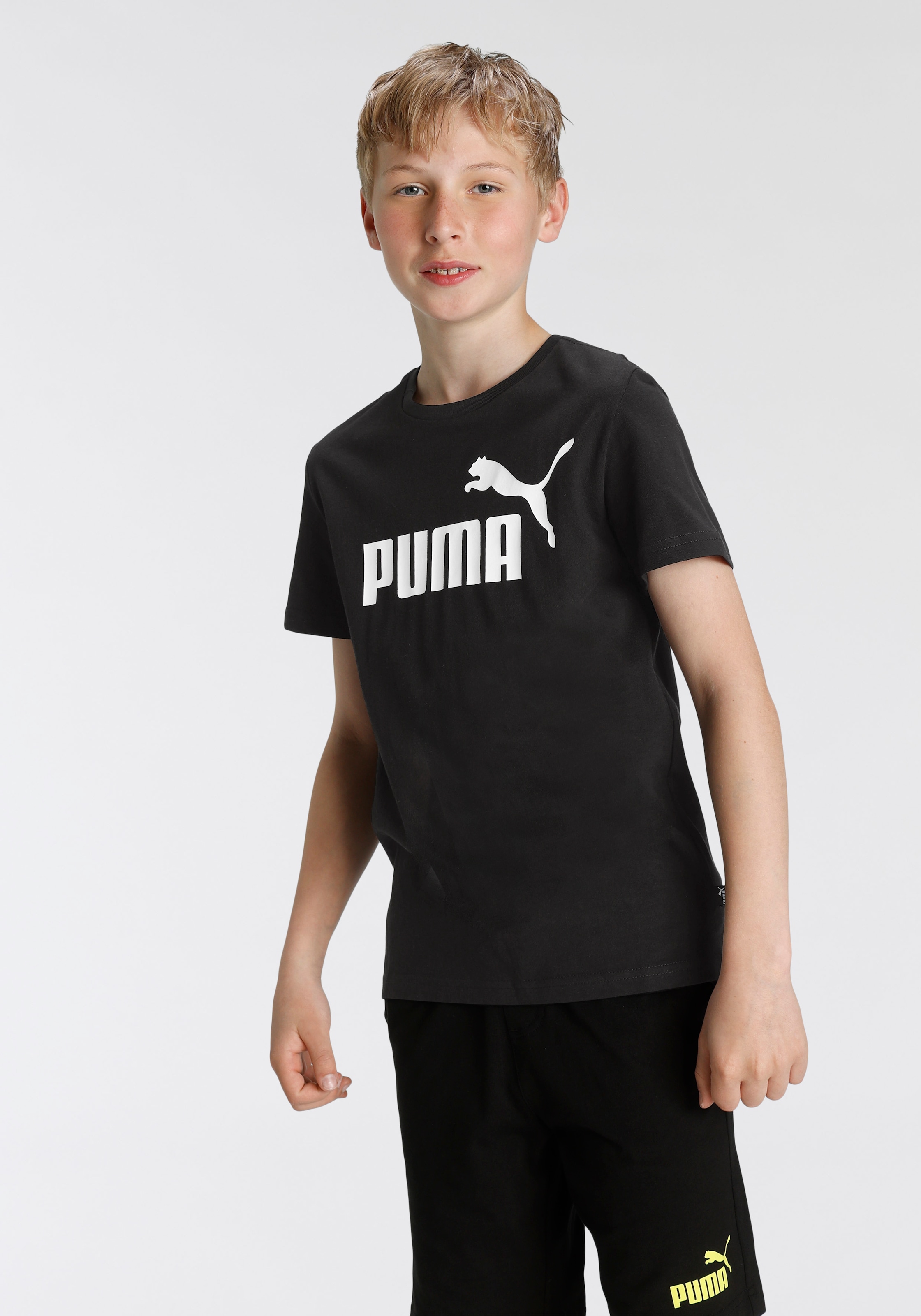 PUMA T-Shirt »ESS LOGO TEE B«