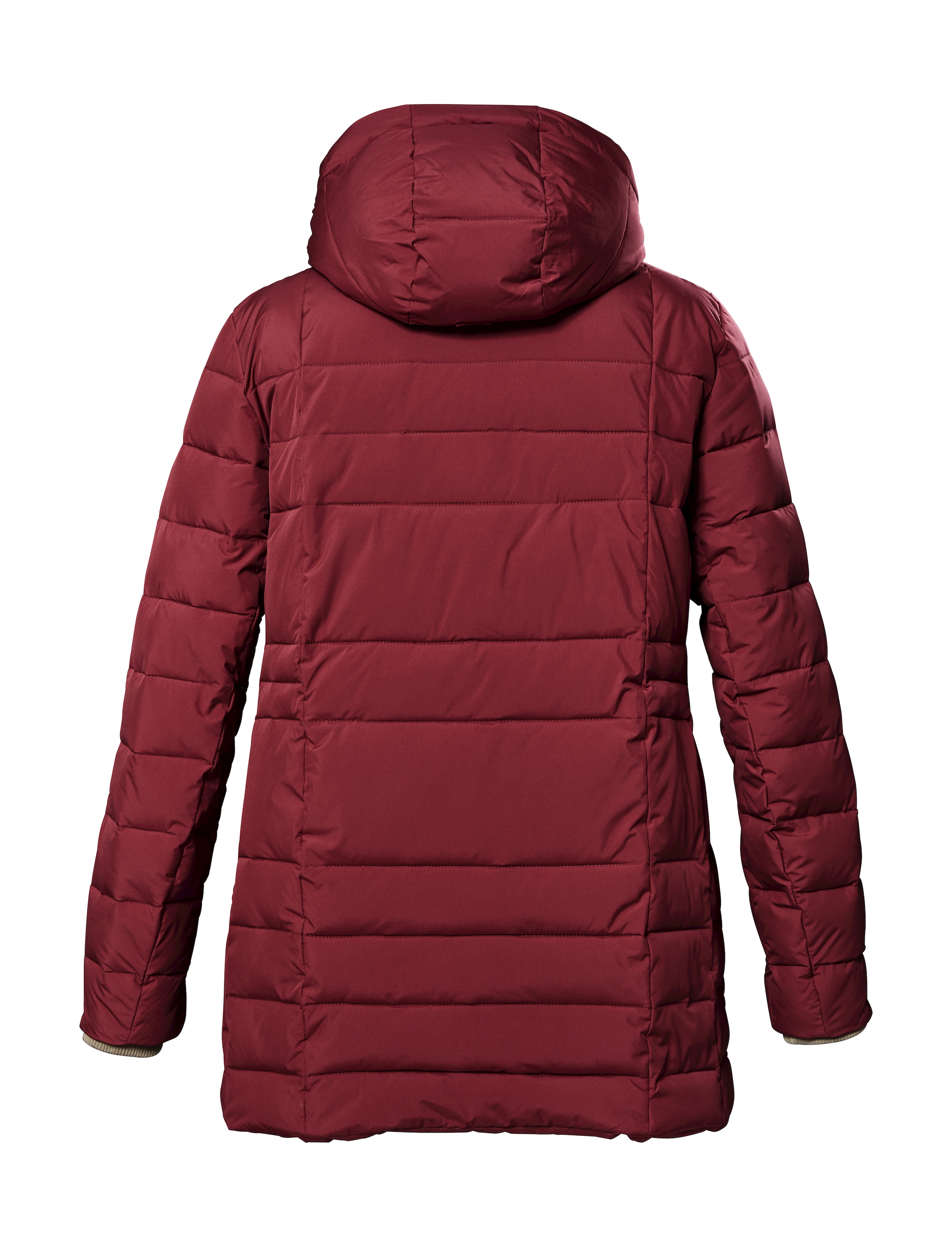 STOY Steppjacke »STW 6 WMN QLTD JCKT«, Wasserabweisender, winddichter Parka mit abnehmbarer Kapuze.
