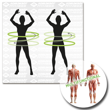 Schildkröt Hula-Hoop-Reifen »Fitness-Hoop 100cm, Grün«