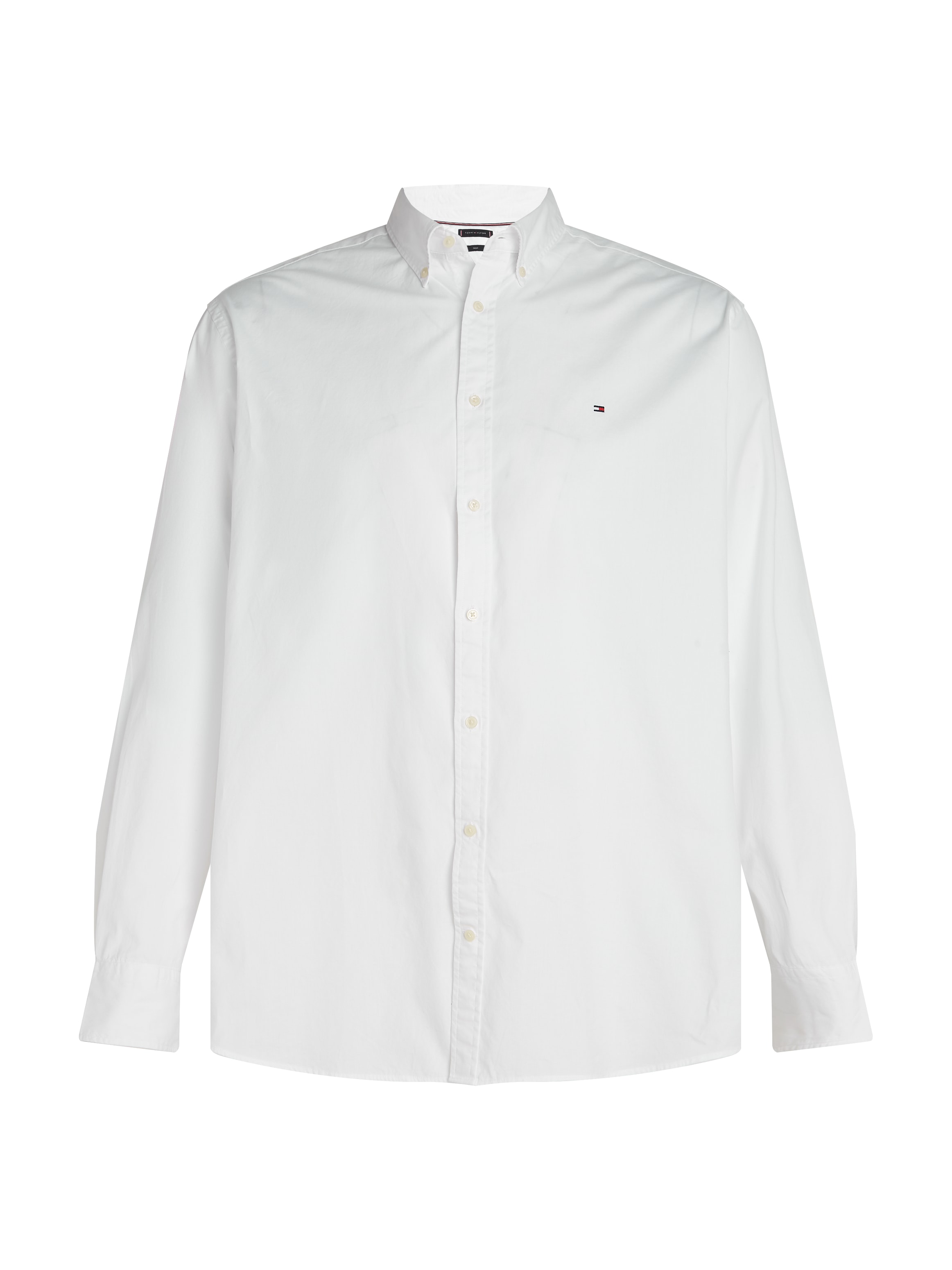 Tommy Hilfiger Big & Tall Langarmhemd »BT-FLEX POPLIN SOLID RF SHIRT-B«, Große Größen