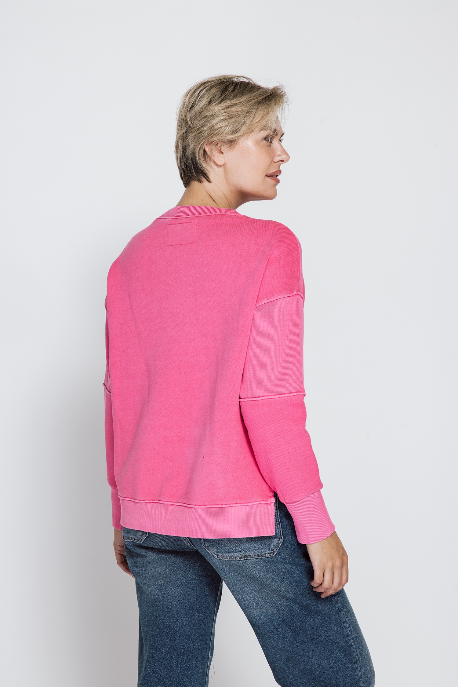 Zhrill Sweater »OLEA«, bequeme Passform / Rundhals / Modische Schlitze
