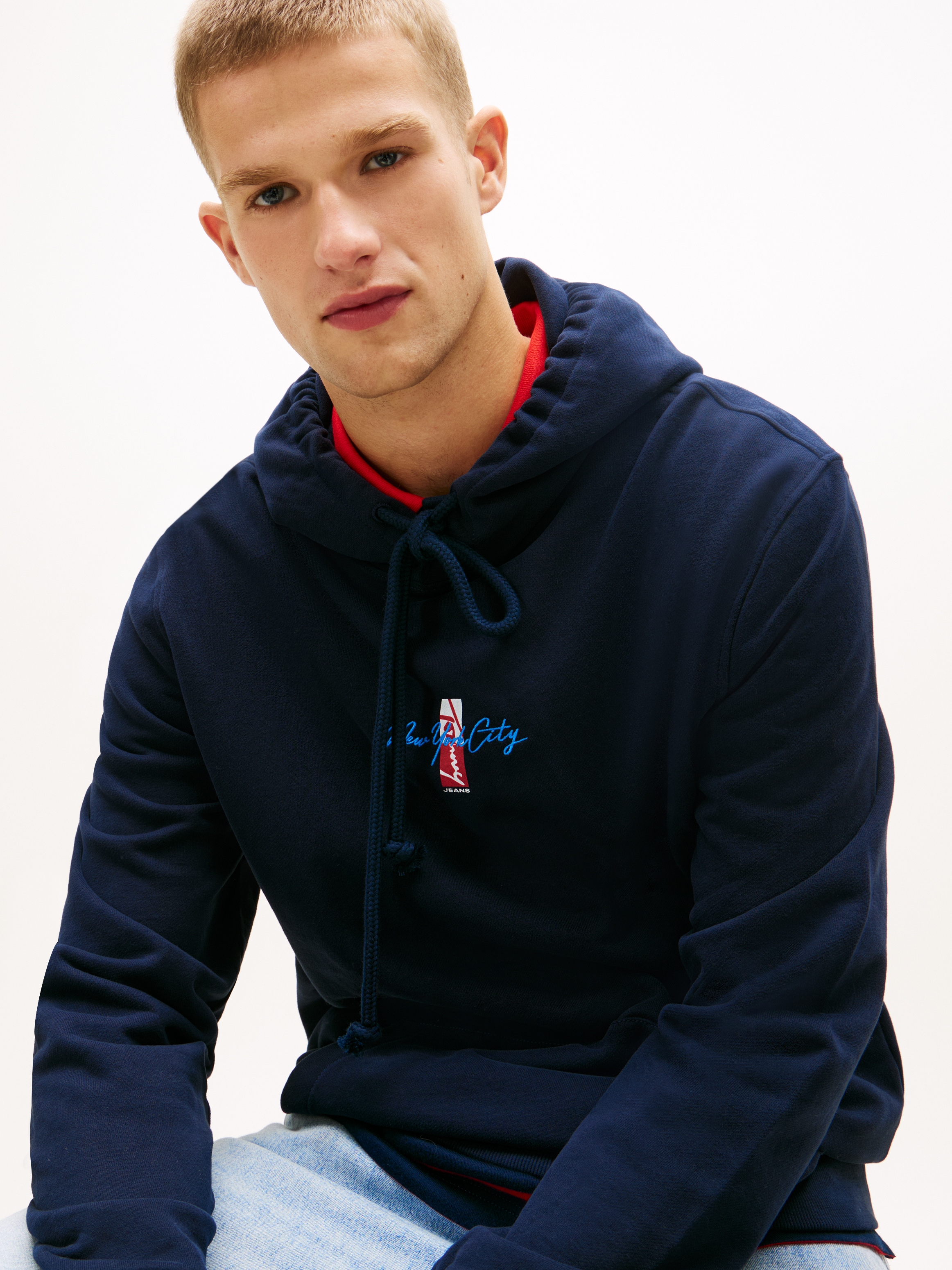 Tommy Jeans Kapuzensweatshirt »TJM REGULAR SIGN BACKPRINT«, Regular fit mit Markenprint
