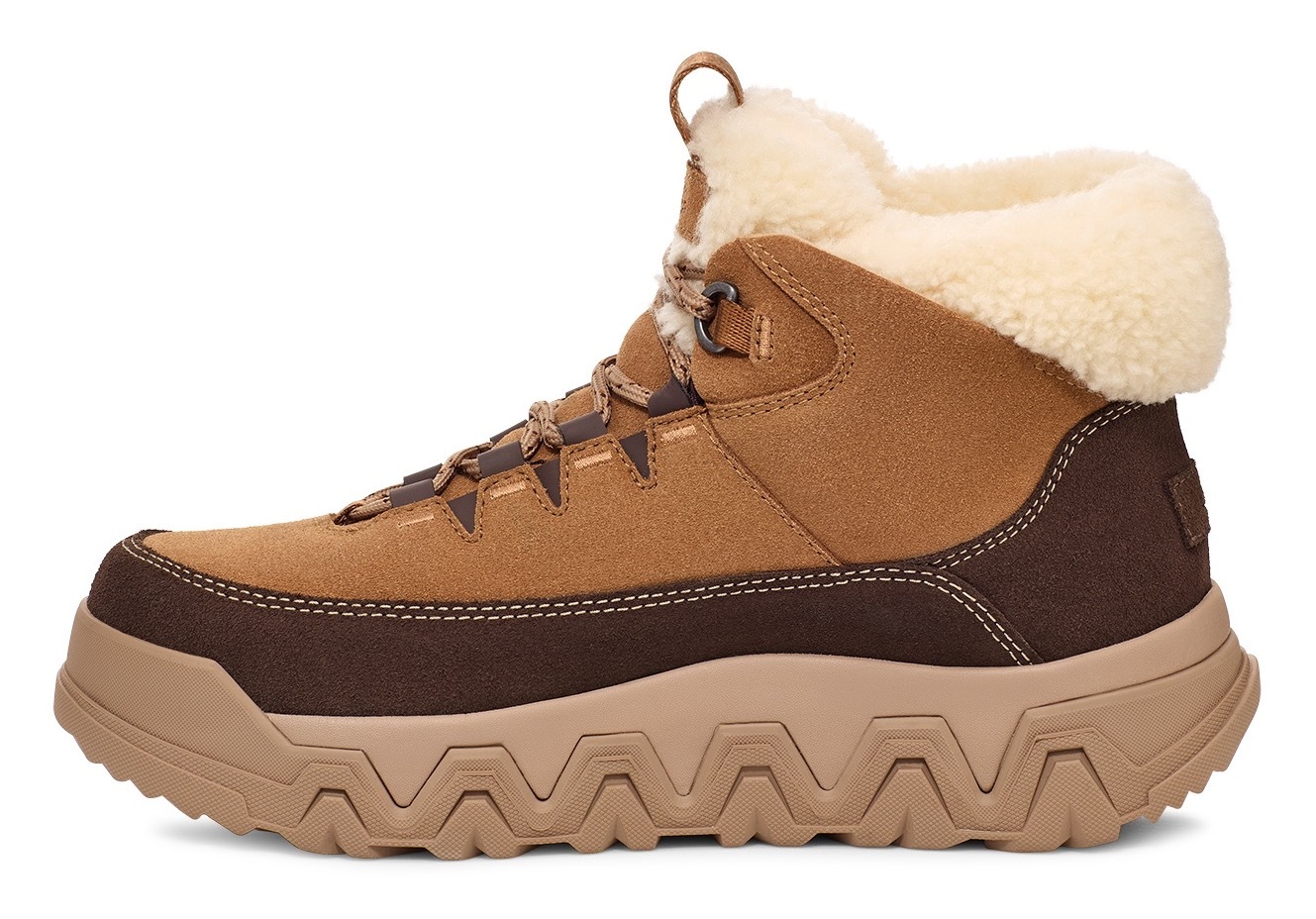 UGG Winterboots »TERRE TRAIL COZY LACE«, Plateaboots, Winterboots mit gepolstertem Schaftrand