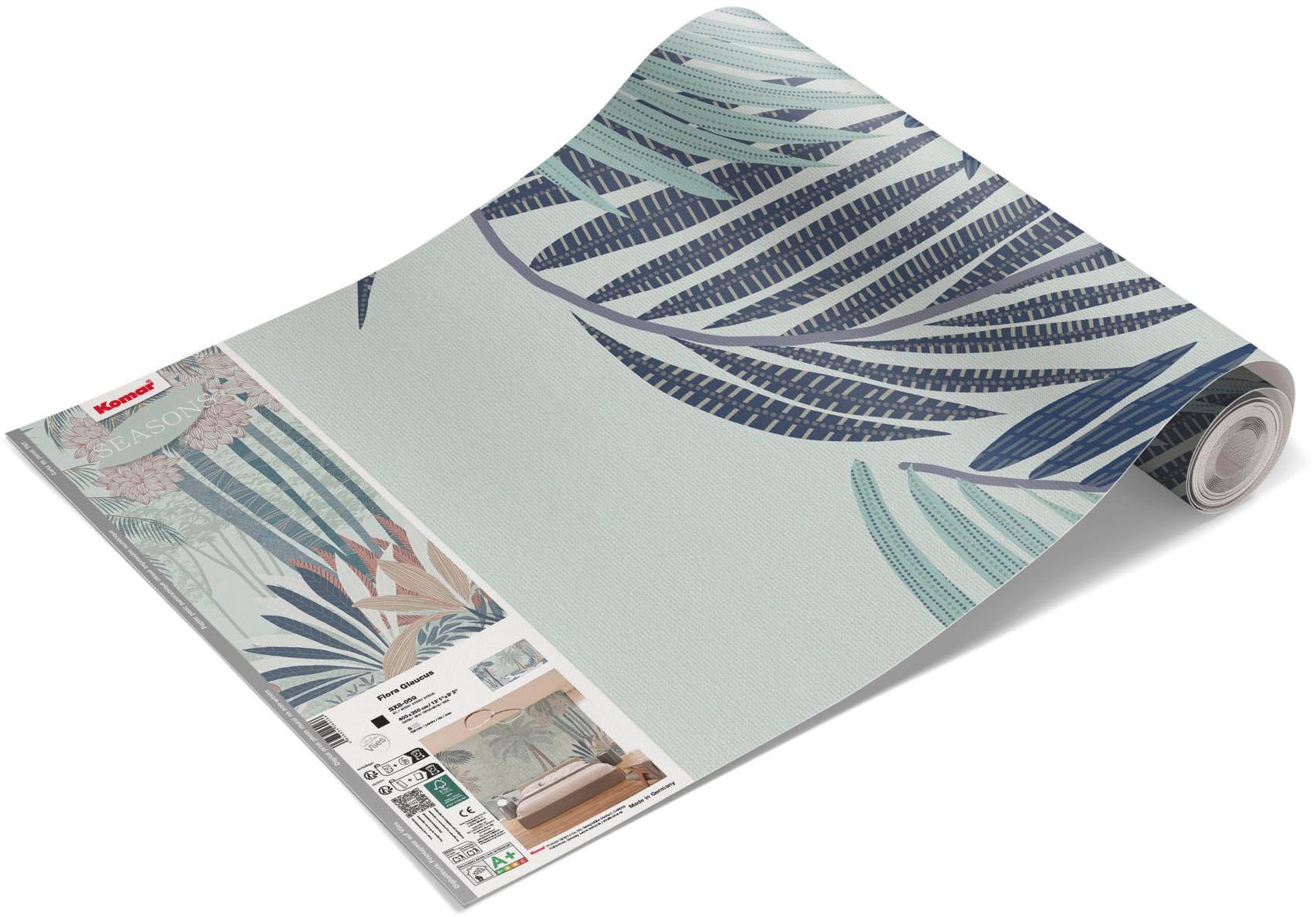 Komar Fototapete »Vlies Fototapete - Flora Glaucus - Größe 400 x 250 cm« Motiv | bedruckt glatt