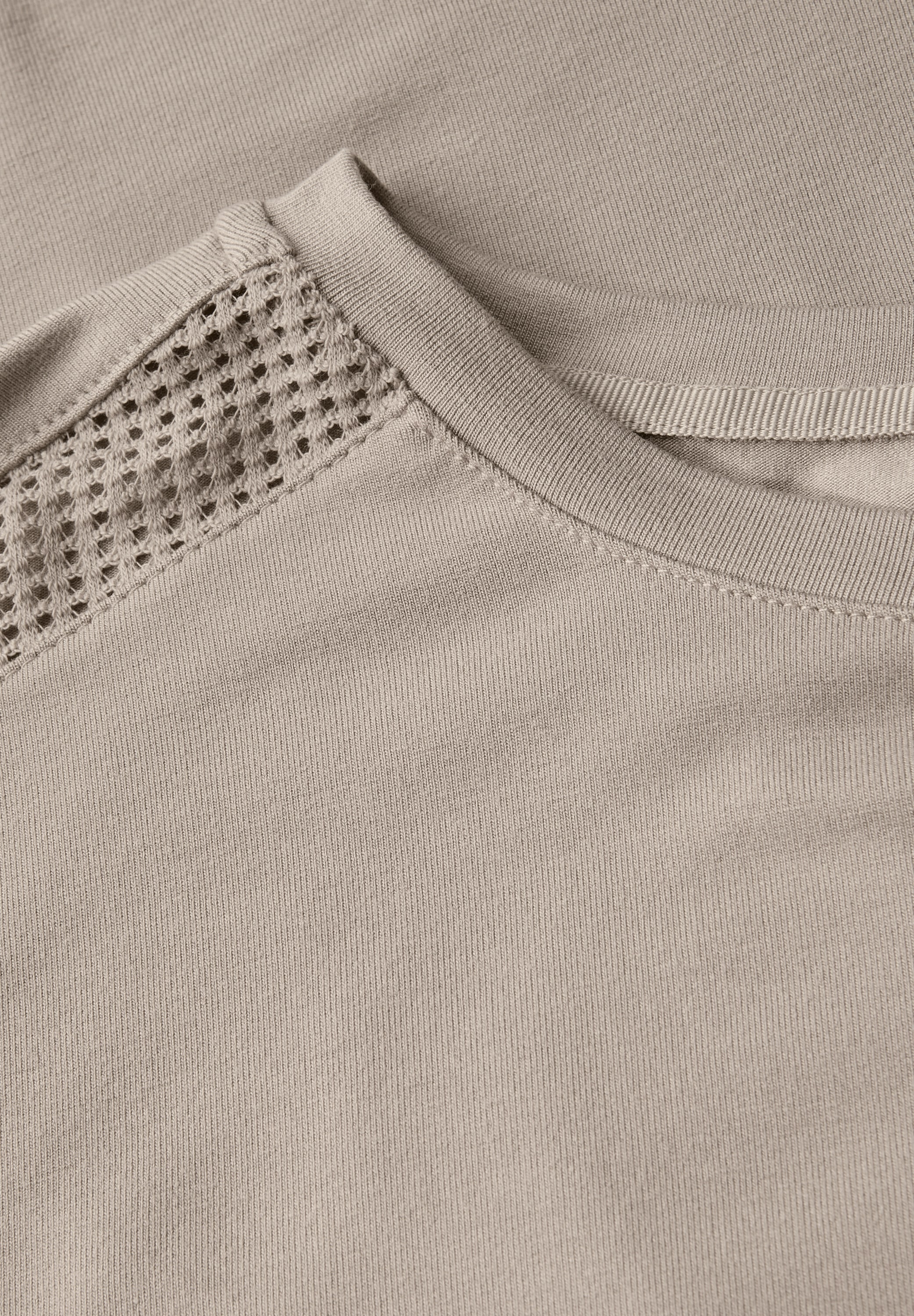 STREET ONE Shirttop, mit Mesh-Detail