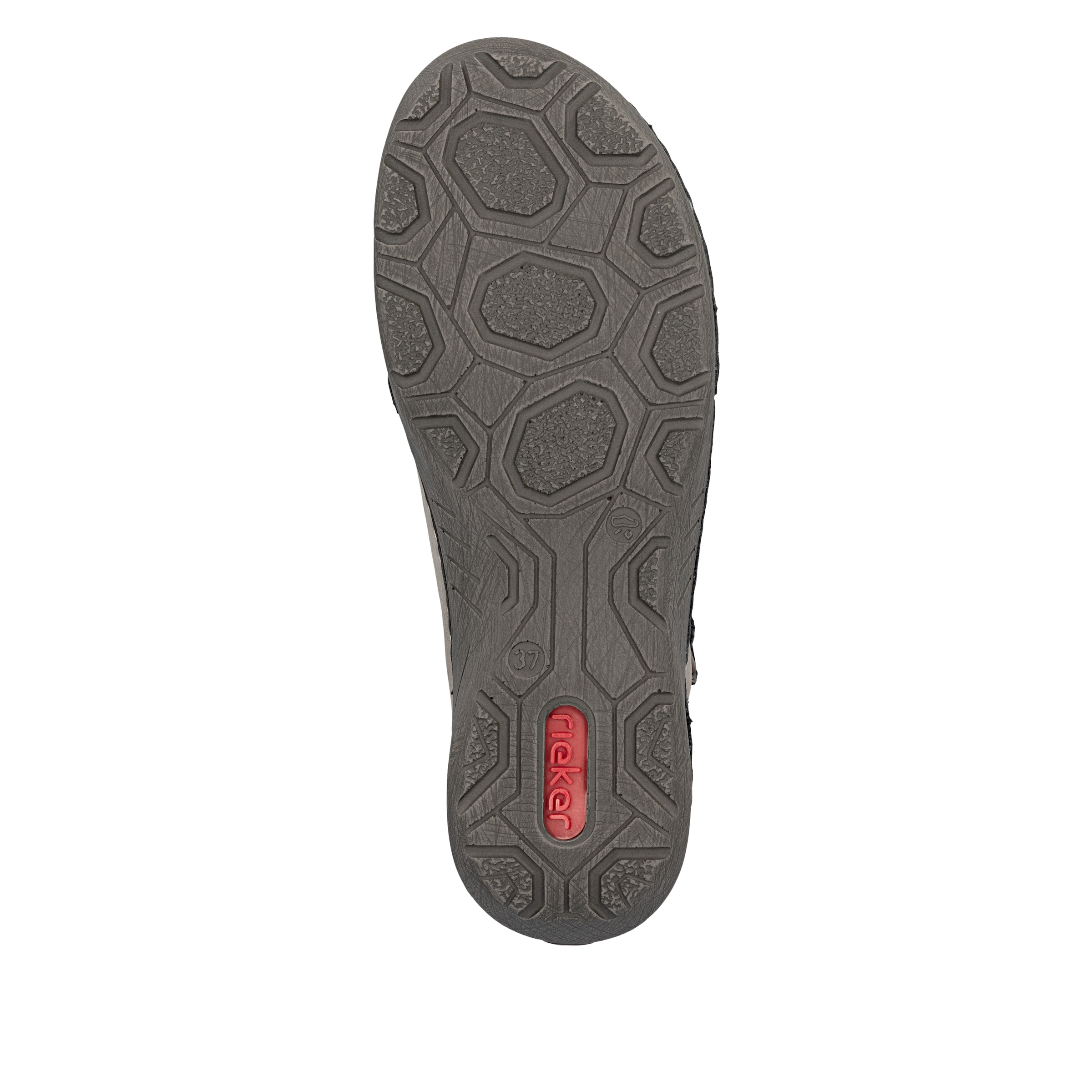 Rieker Stiefelette  Schlupfboots, Slipper mit bunten Applikationen seitlich