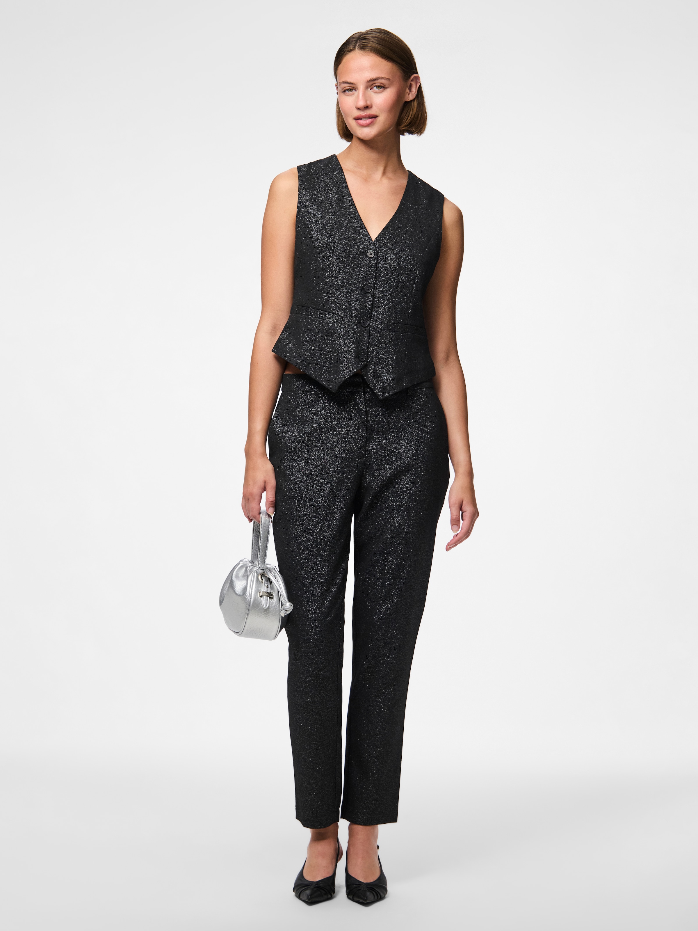 pieces Anzugweste »PCBOSELLA GLITTER VEST NOOS«