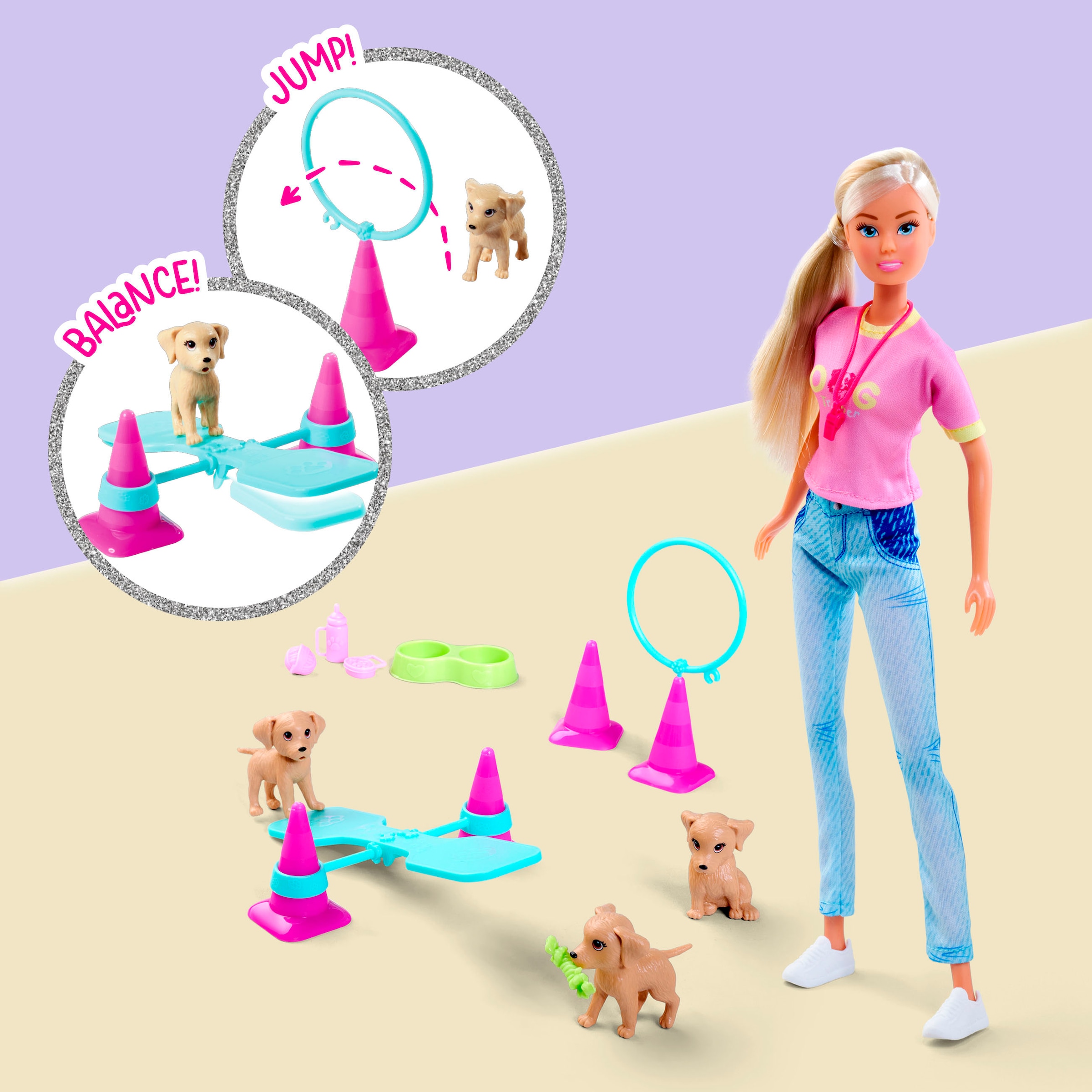 SIMBA Anziehpuppe »Steffi Love, Dog Trainer«