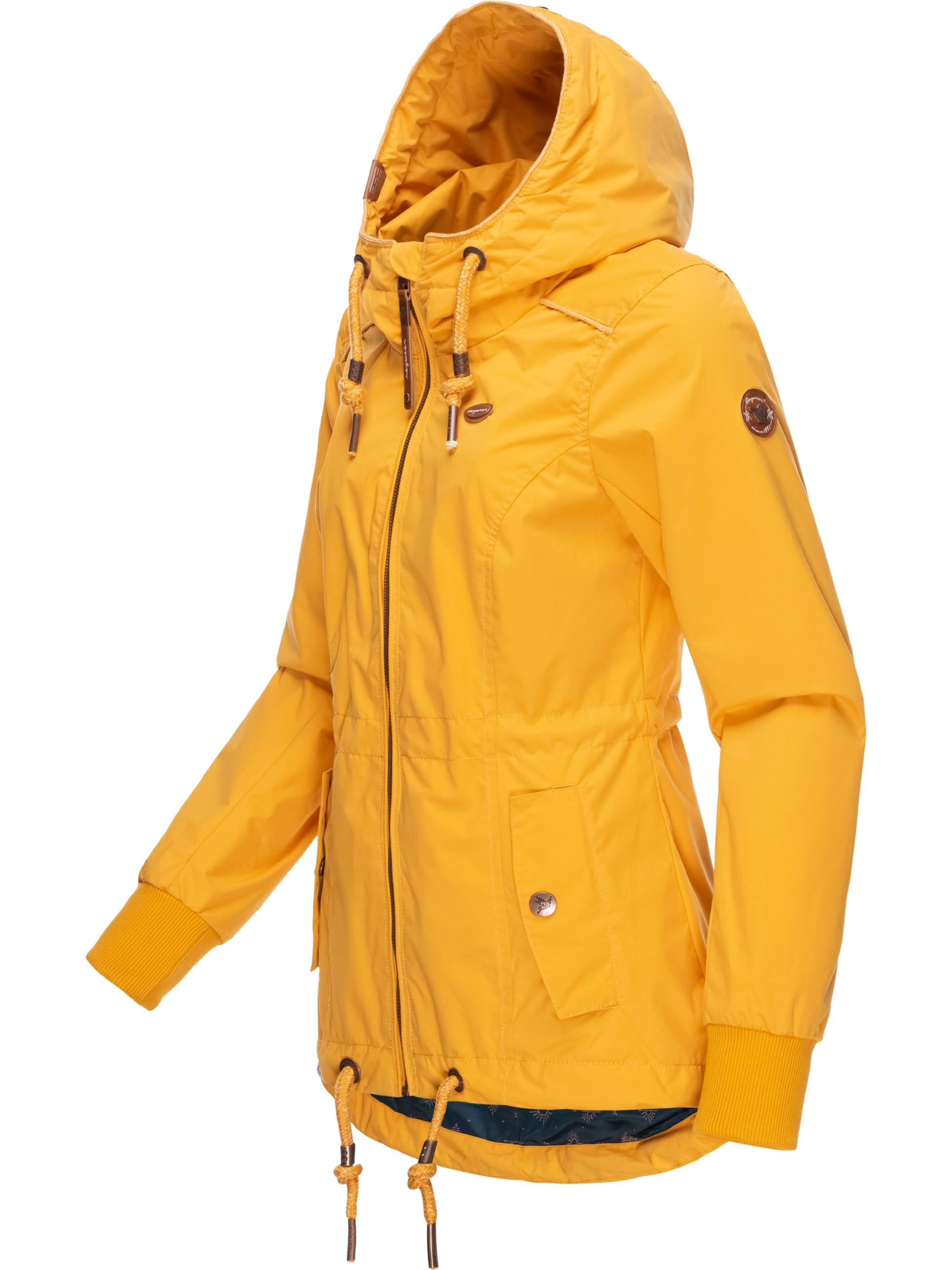 Ragwear Outdoorjacke »Übergangsjacke Danka«, mit Kapuze, Wasserdichte Übergangsjacke mit großer Kapuze