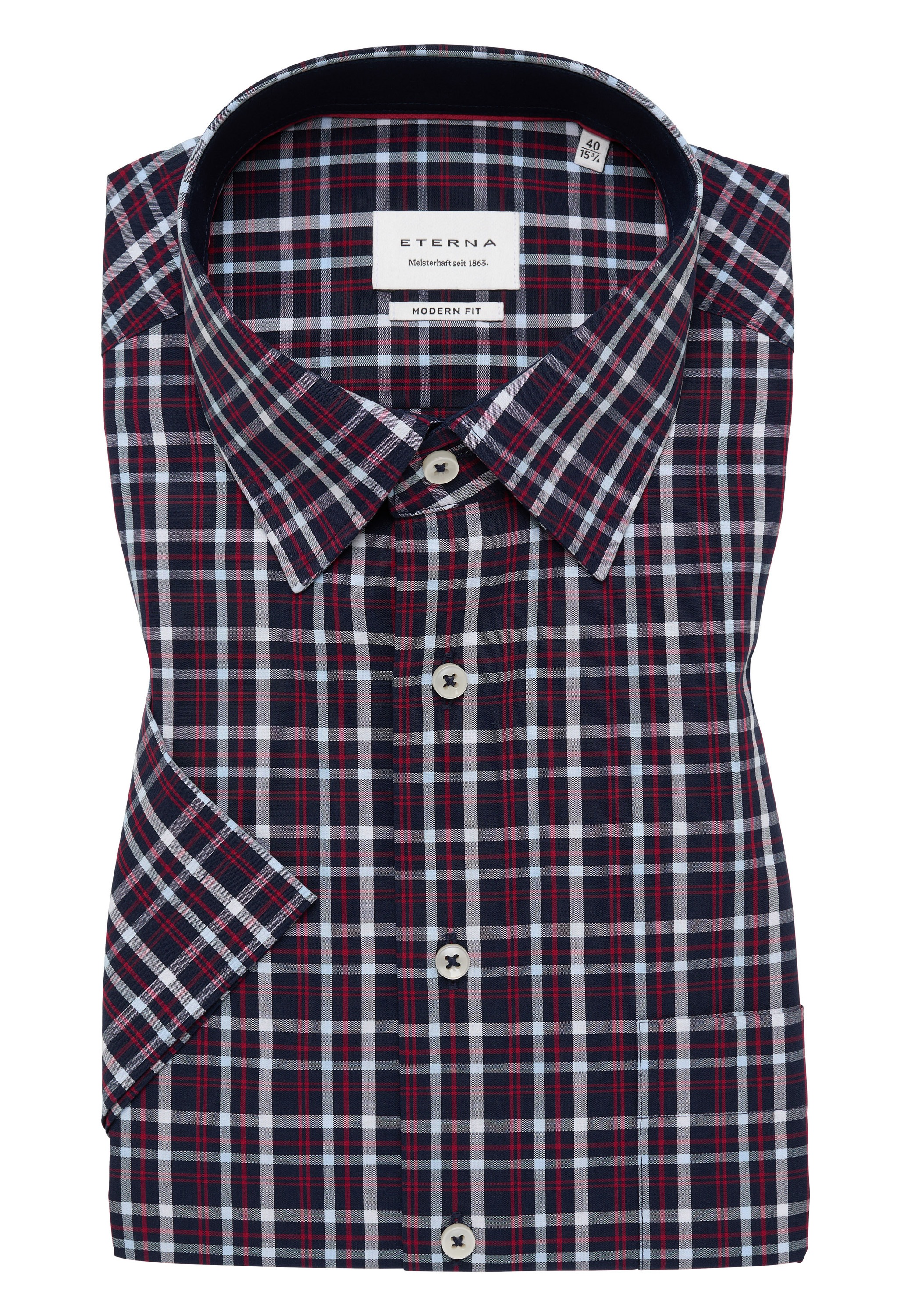 Eterna Kurzarmhemd »MODERN FIT« NON IRON (bügelfrei)