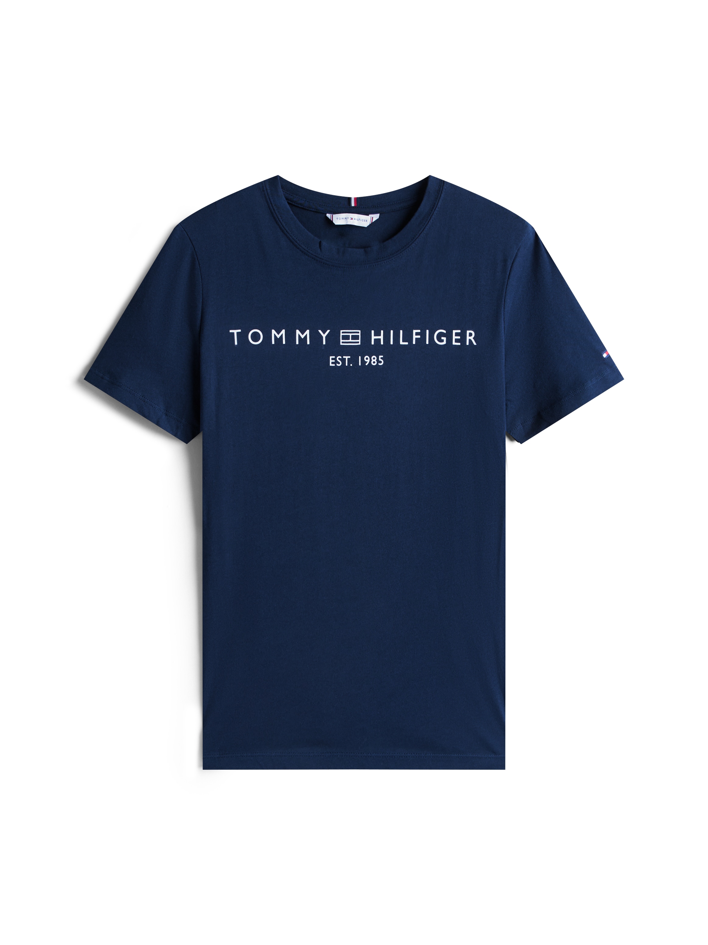 Tommy Hilfiger T-Shirt »REG CORP LOGO C-NK SS«, mit Logoschriftzug