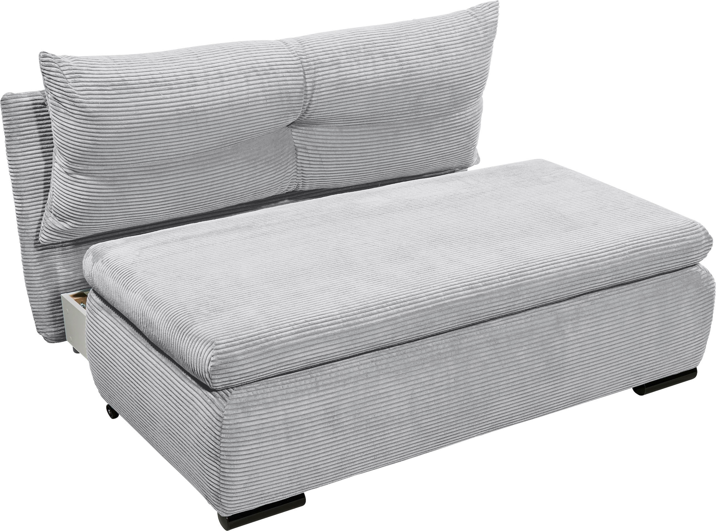 ED EXCITING DESIGN Schlafsofa »Charlie«, Schlafsessel mit Bettkasten & 1 Rückenkissen