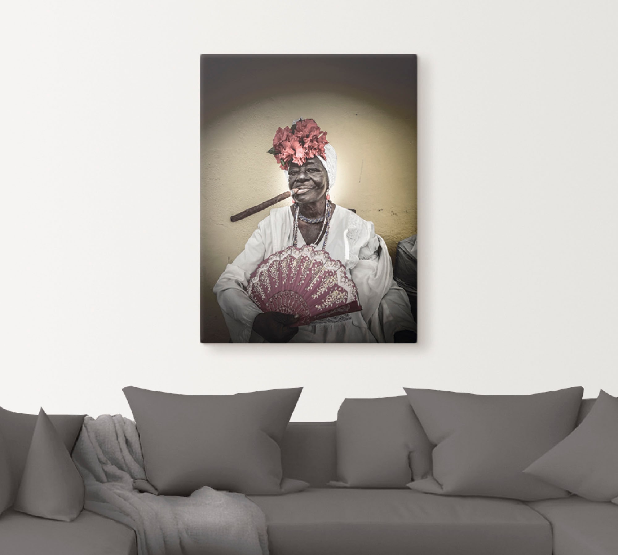 »Havanna«, Größen Leinwandbild, Wandaufkleber Frau, bei OTTO St.), Alubild, Artland (1 als online versch. in Wandbild oder Poster