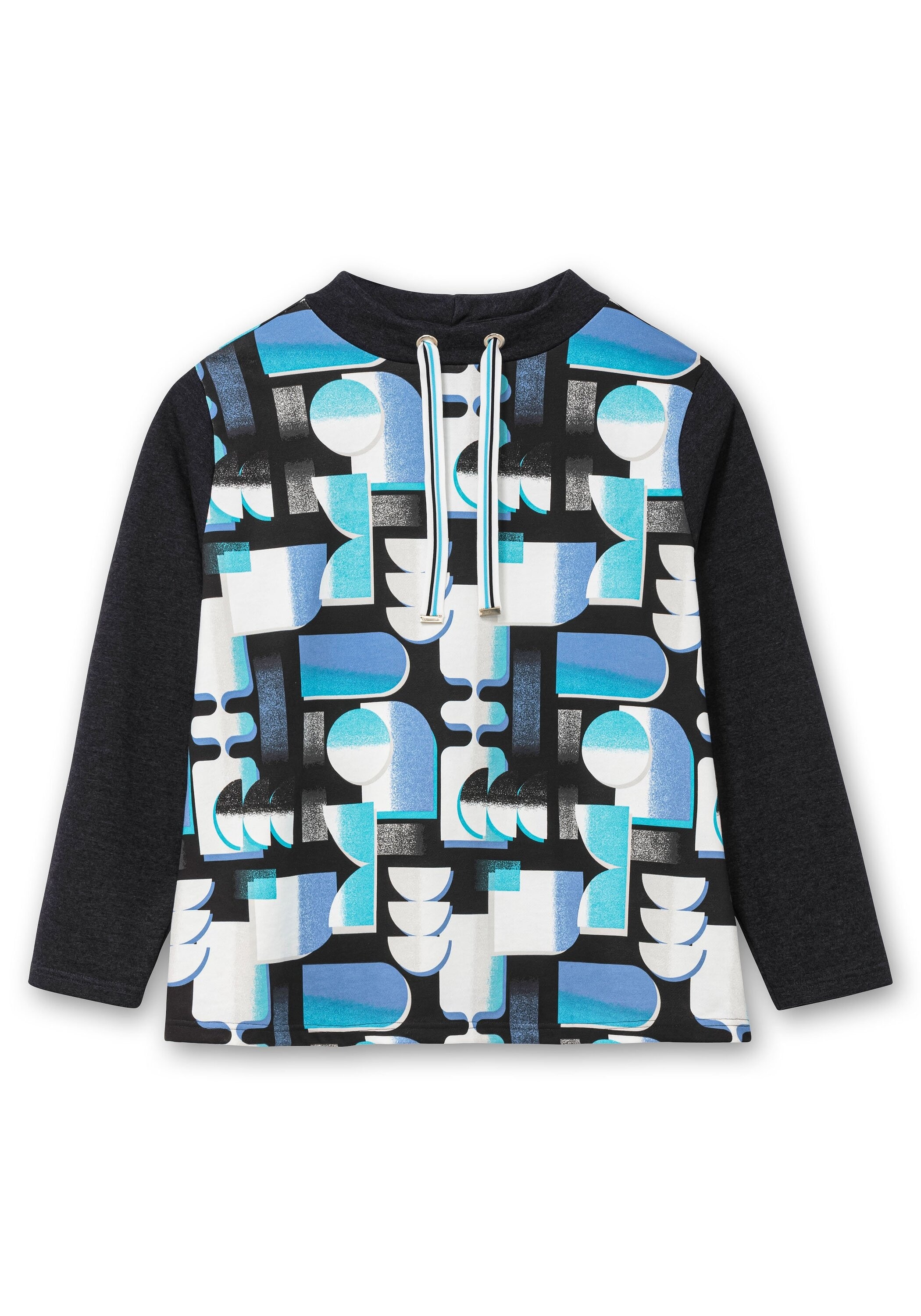 Sheego Sweatshirt »Sweatshirt mit Stehkragen und Grafikprint«