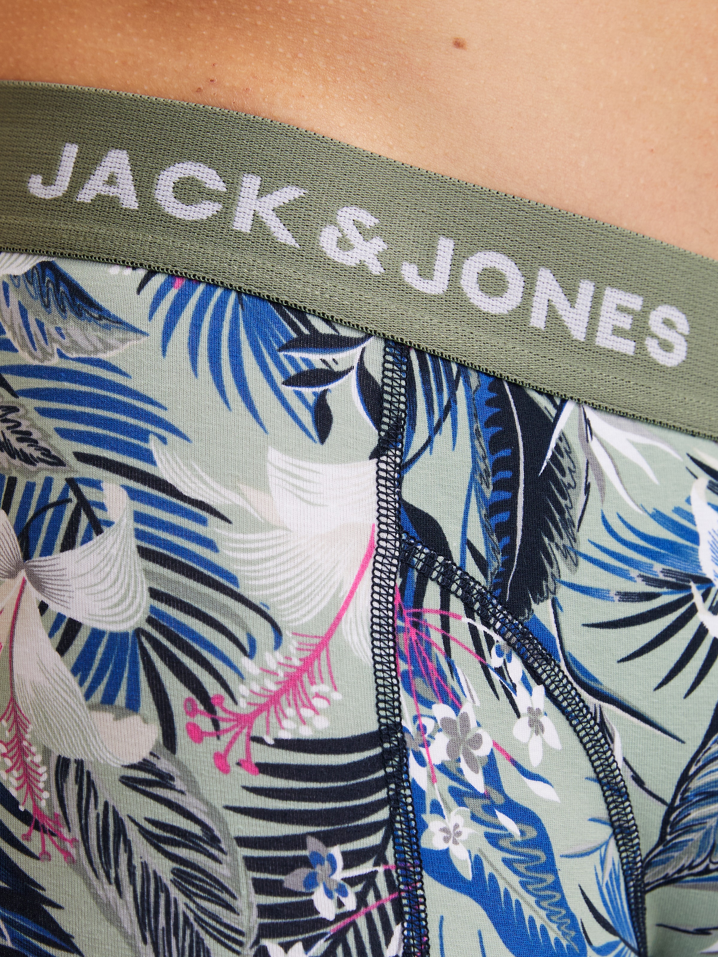 Jack & Jones Trunk »JACBRADY FLOWER TRUNKS 3 PACK SN«, (3 St.), mit All-Over Print