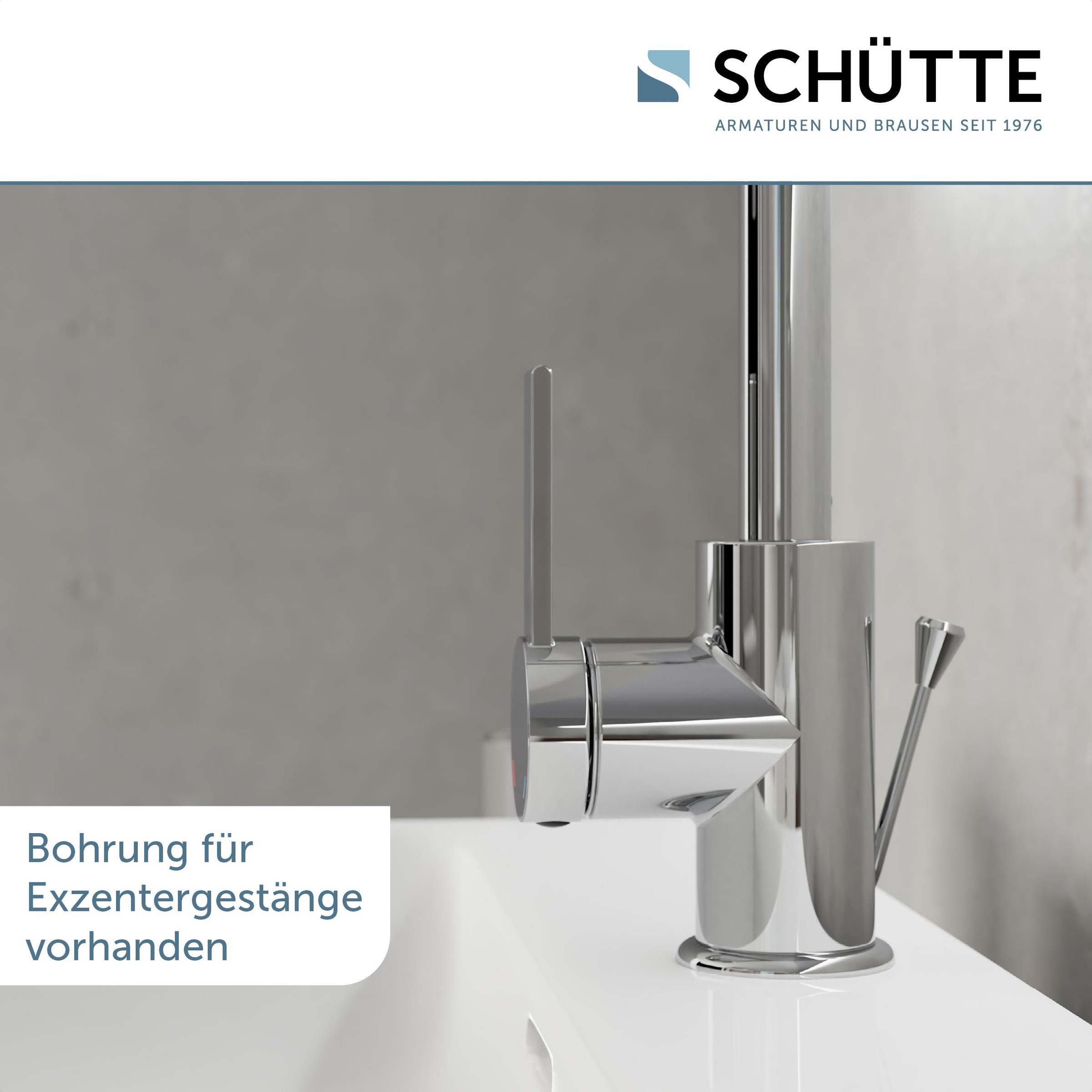 Schütte Waschtischarmatur »»LOS ANGELES««, (1 St.), Praktische Cold-Start-Funktion zum Energiesparen