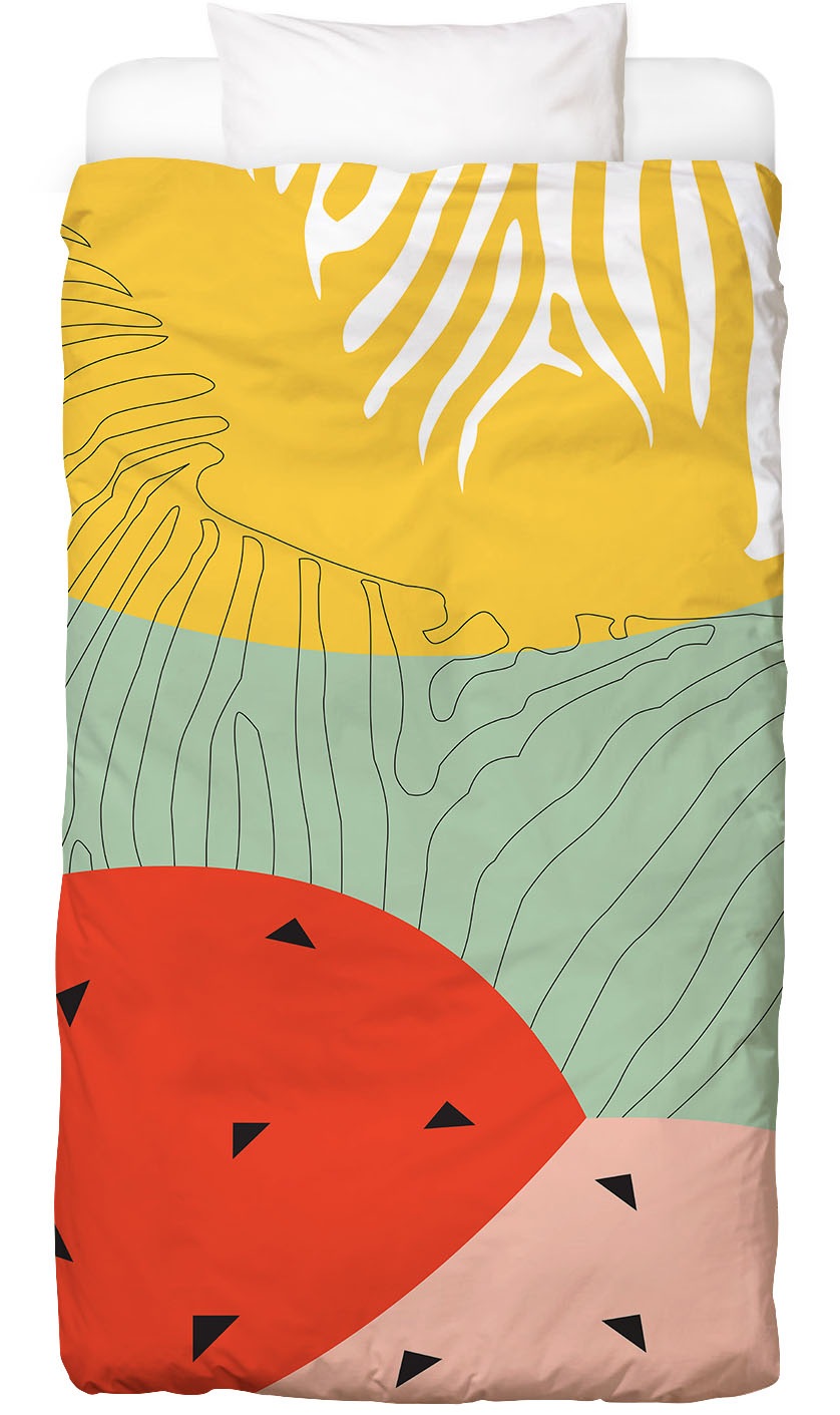 Juniqe Bettwäsche »Shiny Jungle«, In vielen weiteren Designs erhältlich