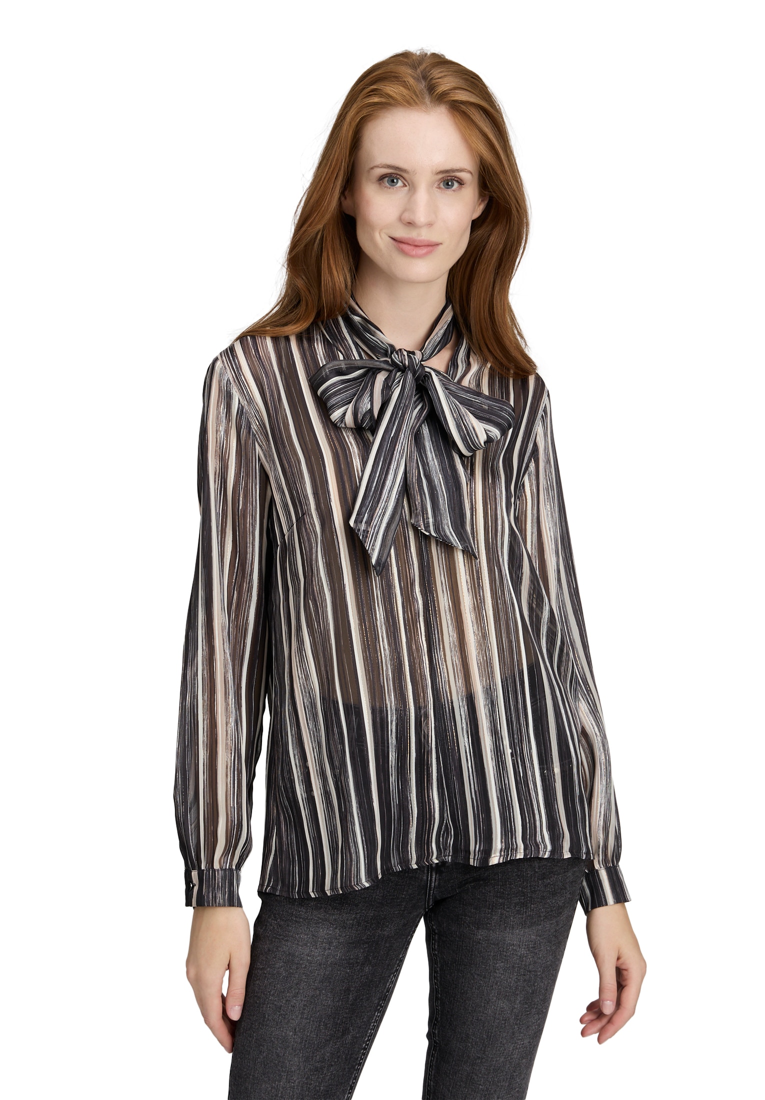 Betty Barclay Schlupfbluse »Schlupfbluse mit Schleifenknoten«