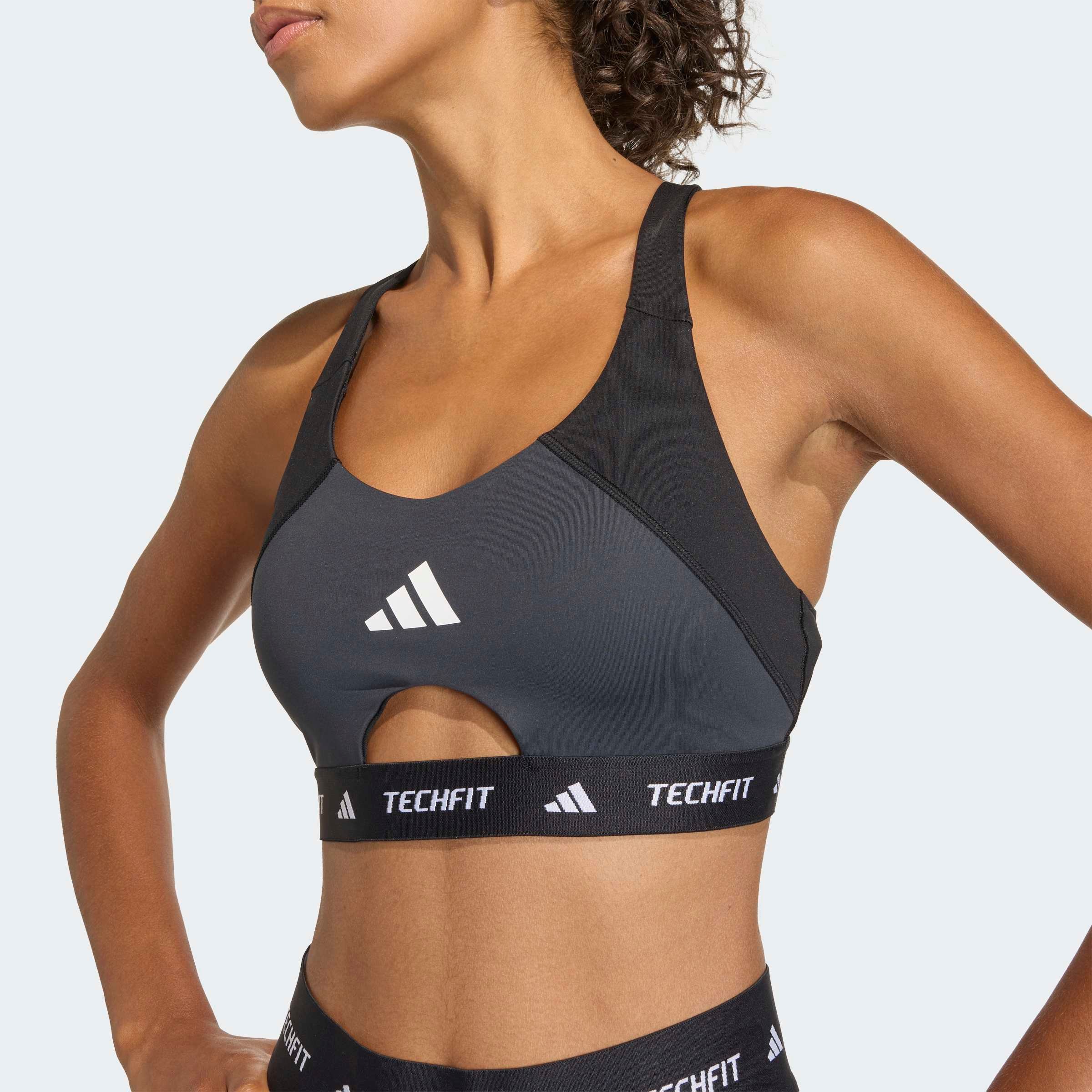 adidas Performance Sport-BH »TECHFIT WORKOUT COLOR BLOCK BH, MITTLERE BELASTUNG«