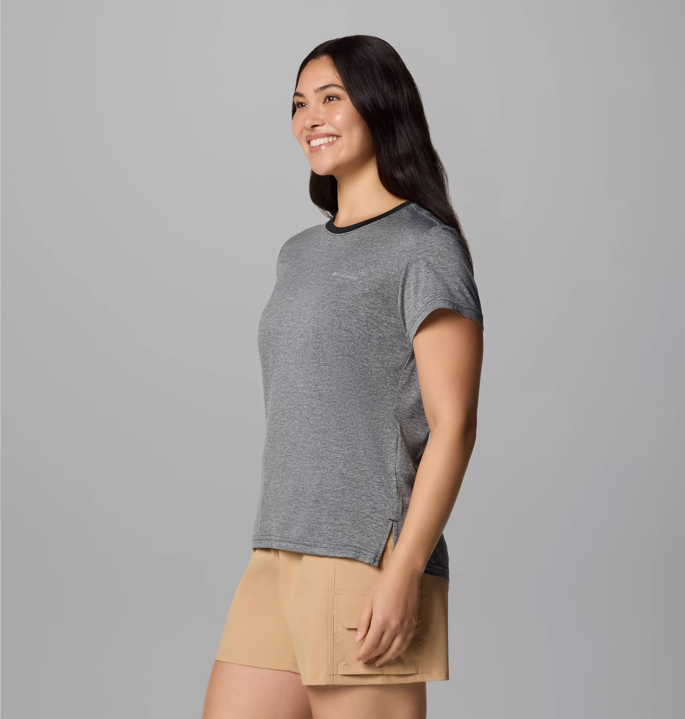Columbia Funktionsshirt Kurzarm-Design, sportliche Passform, aus Polyester