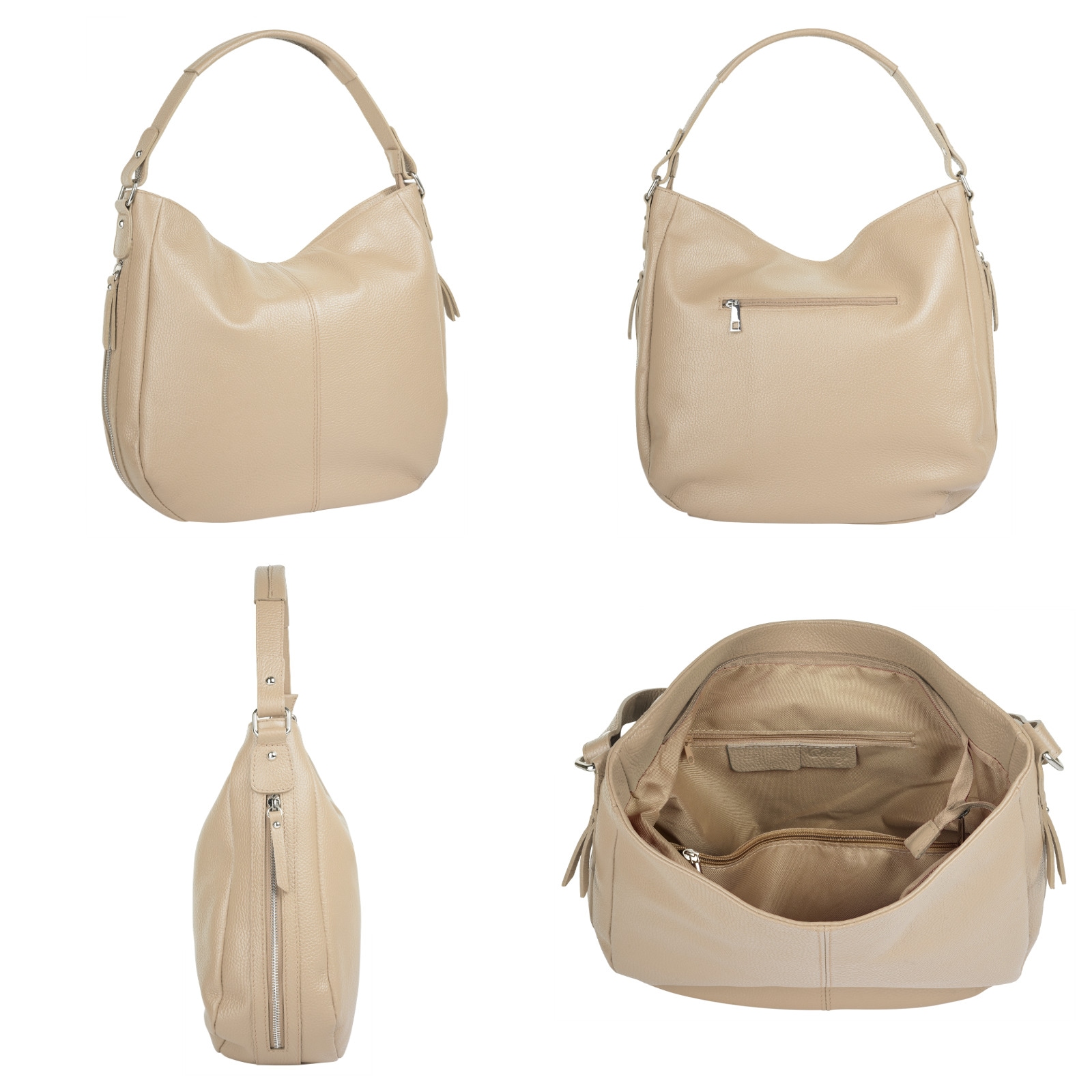 Cluty Shopper, echt Leder, Made in Italy