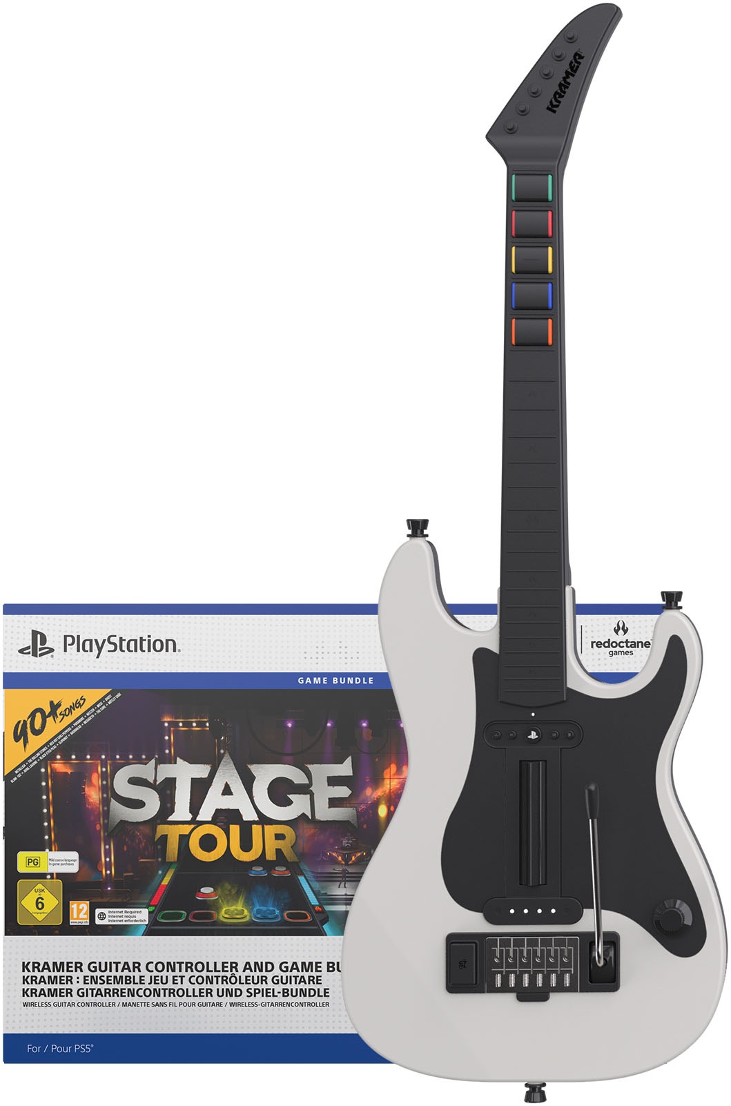 Stage Tour PlayStation-Controller »PS5 Stage Tour Gamedisc + Kramer Wireless Guitar Controller Bundle«