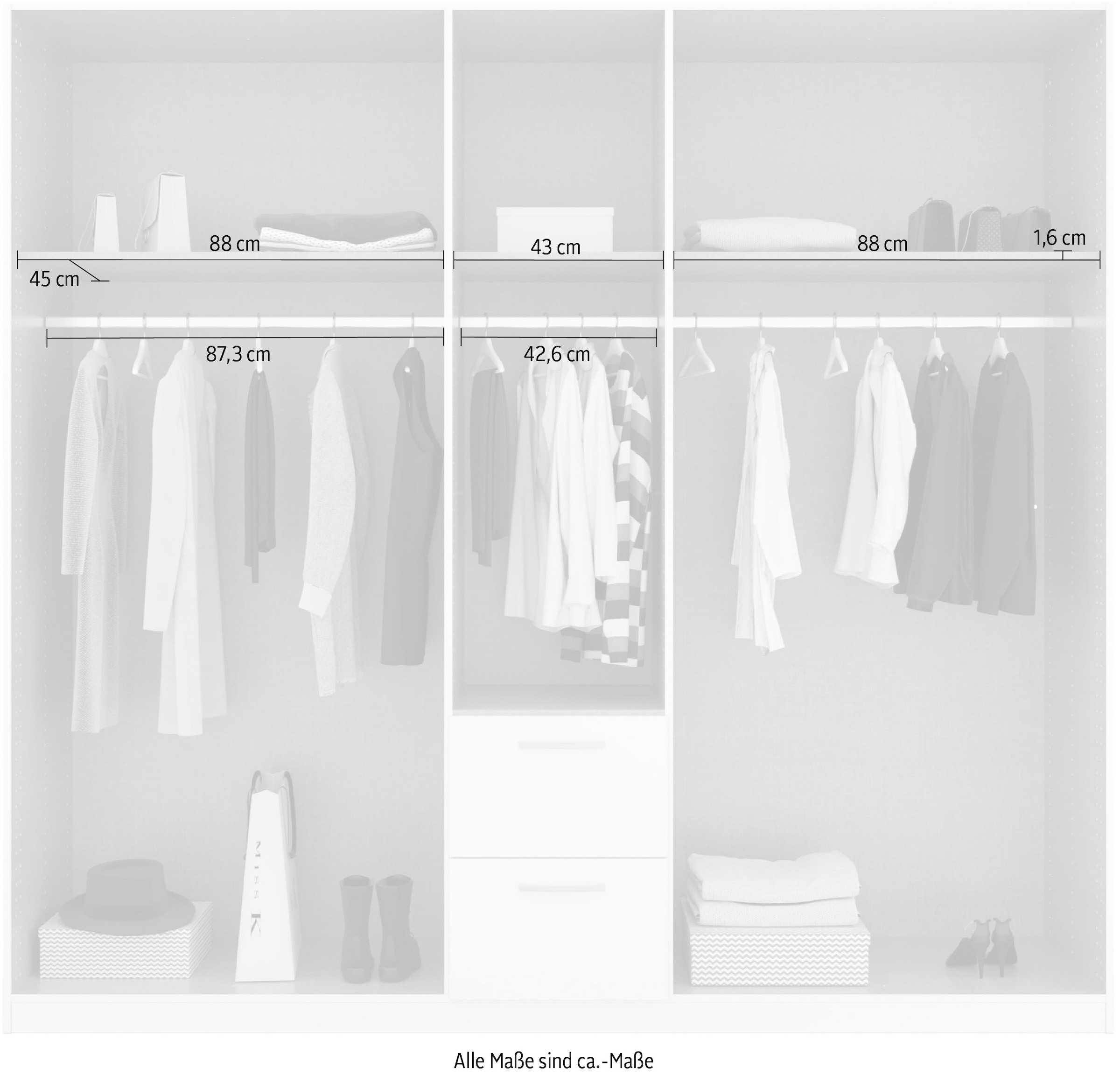 rauch Drehtürenschrank »Pure by Quadra Spin«