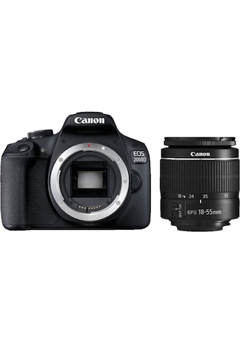 Canon Spiegelreflexkamera »EOS 2000D Kit 18-55 mm DC III«, EF-S 18-55mm f/3.5-5.6 III,... kaufen