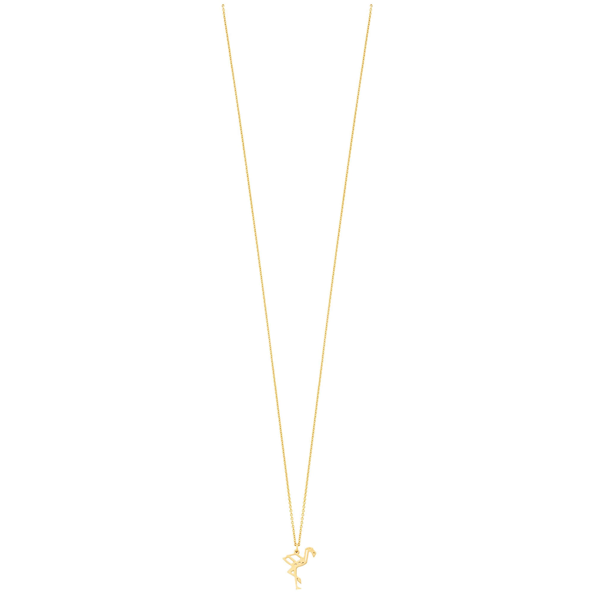 Julie Julsen Kette mit Anhänger »925/- Sterling Silber vergoldet Flamingo«
