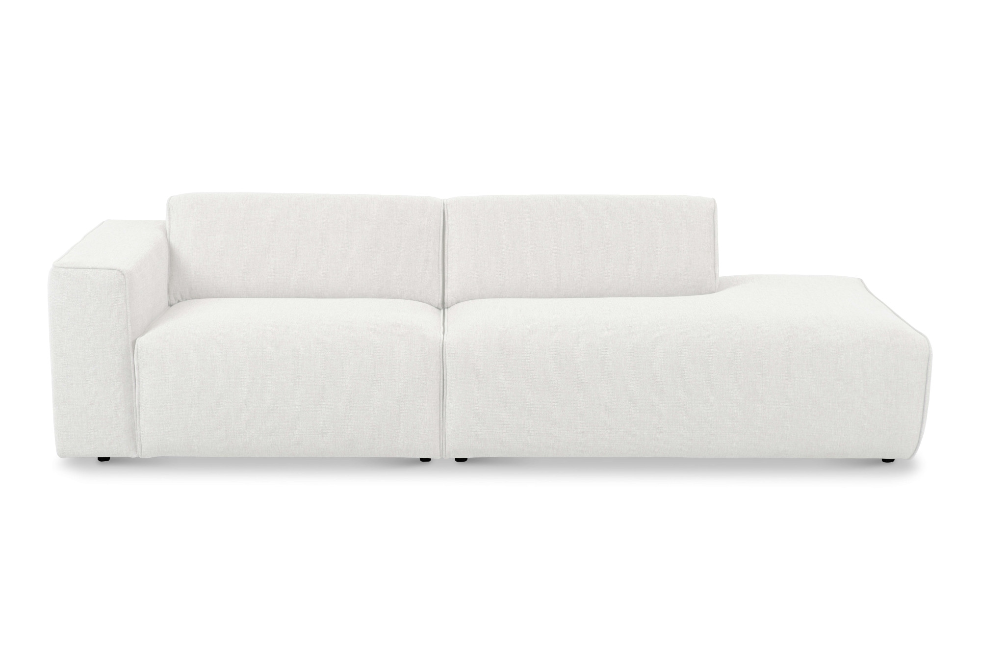 andas 2-Sitzer »Noord mit Kedernaht, Breite 227 cm« Cord, Struktur, Webstoff, mit Wellenunterfederung, Massivholzrahmen