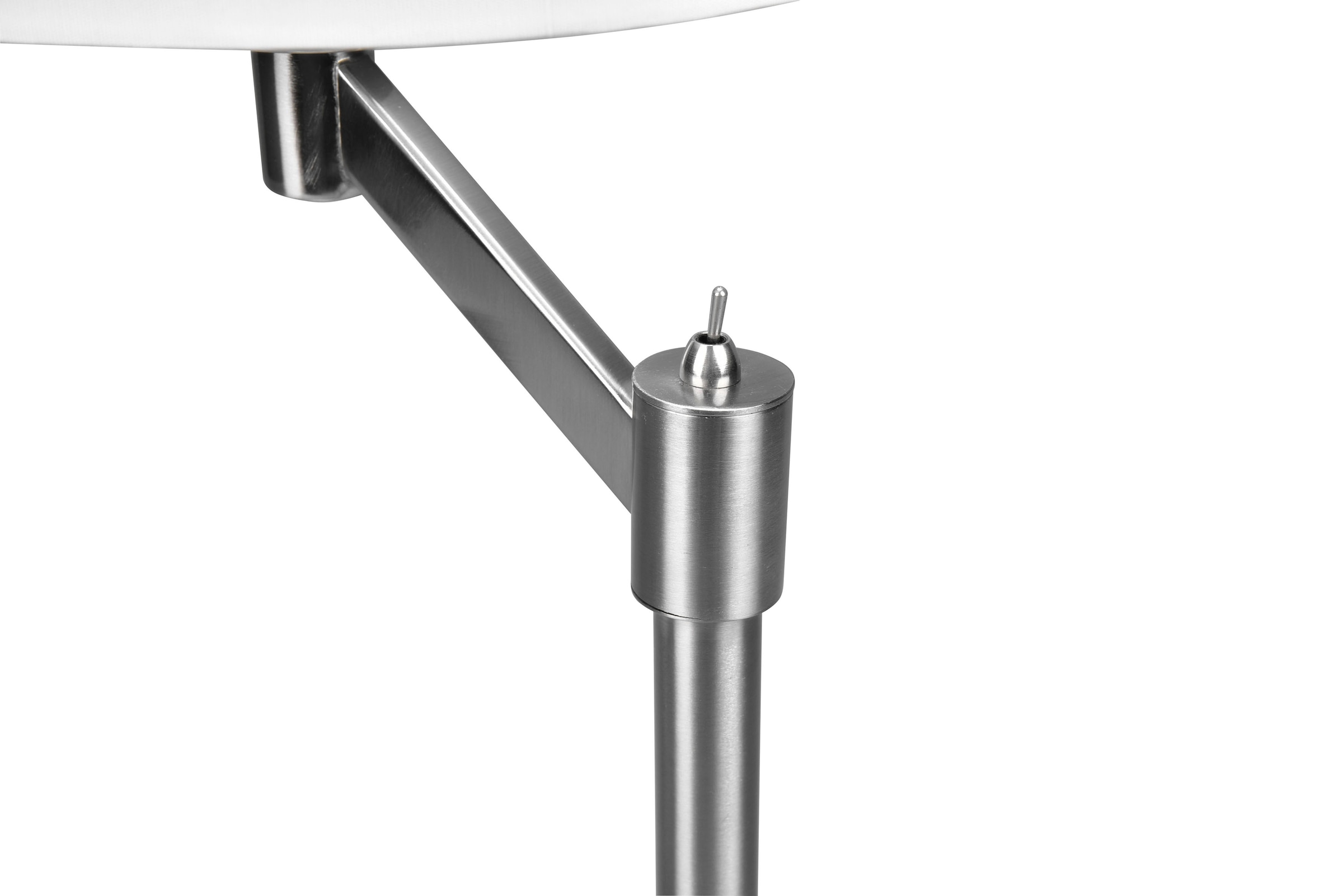 TRIO Leuchten Schreibtischlampe 1x flammig-flammig, Höhe bei Nachttischlampe LM, Stoffschirm E27 exkl OTTO »Cassio«, 1 48cm, Kippschalter