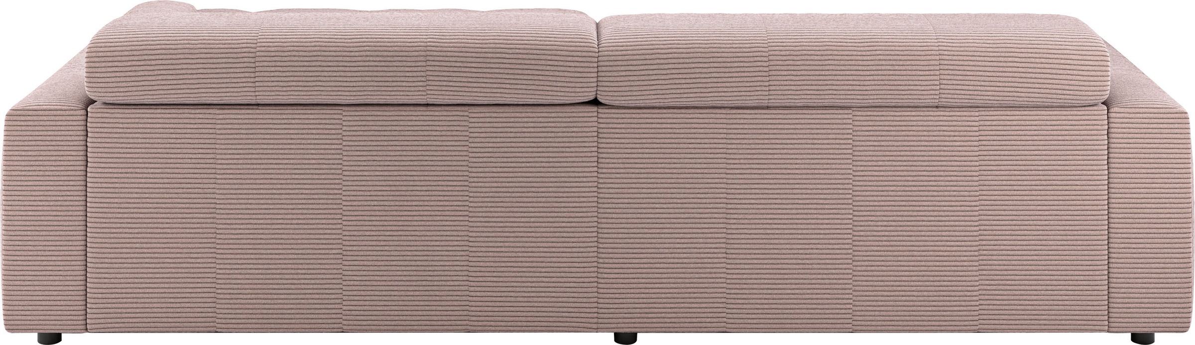 3C Candy Ecksofa »Denver auch mit Cord- und Easy care-Bezug,  Kopfteilverstellung L-Form« wahlweise. mit motorischer Sitztiefenverstellung