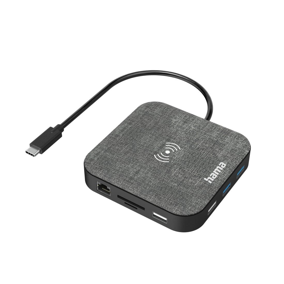 USB-Adapter »USB-C-Hub 12 Ports mit Wireless Charge Ladepad«